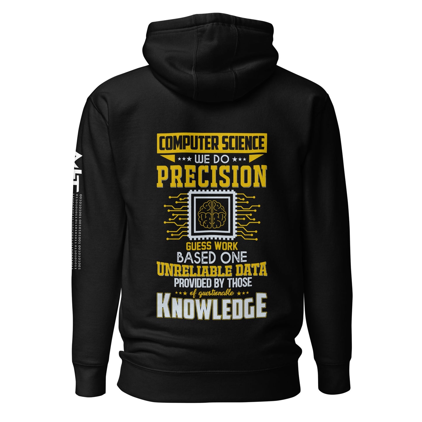 Computer Science: We do V1 - Unisex Hoodie ( Back Print ) by DarkByteGear
