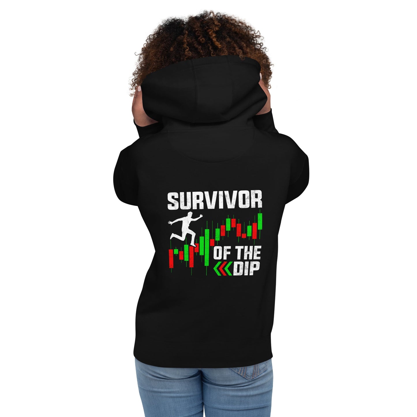 Survivor of the Dip - Unisex Hoodie ( Back Print ) by DarkByteGear