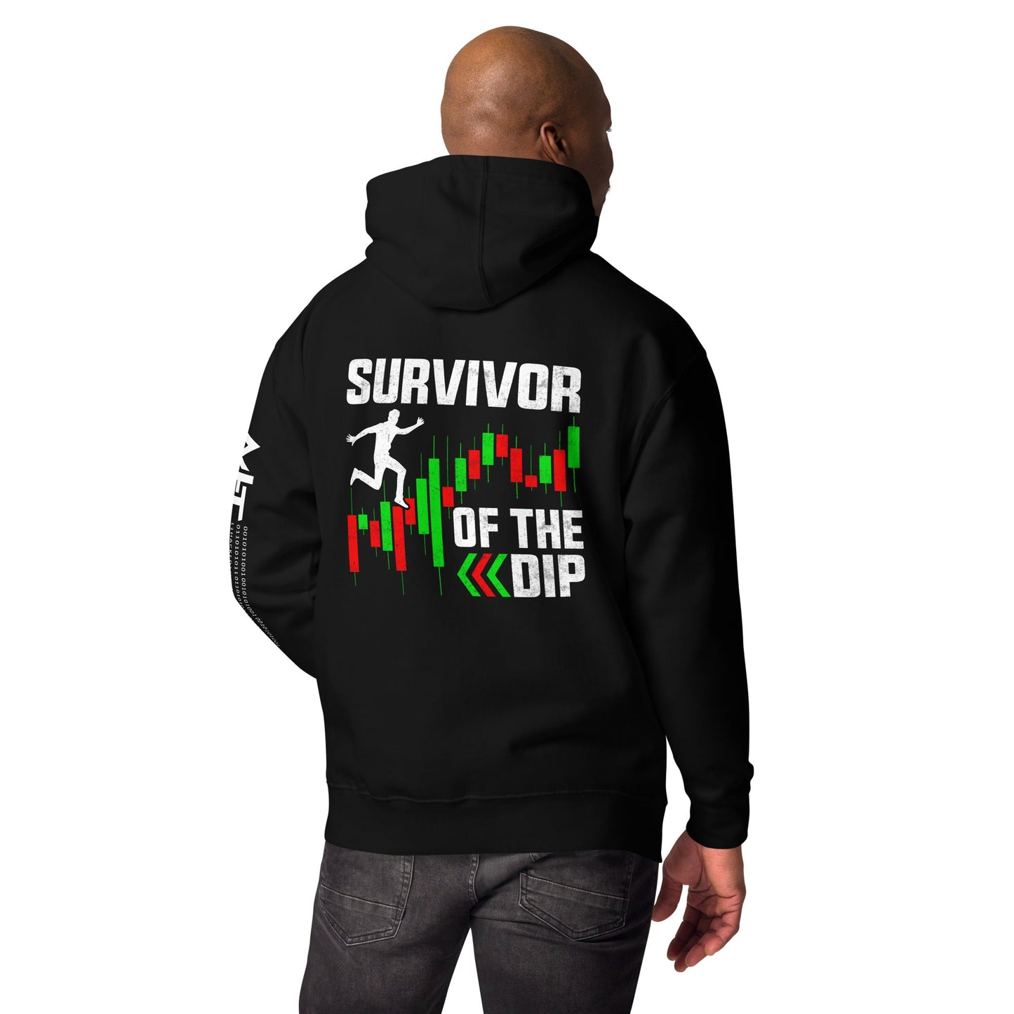 Survivor of the Dip - Unisex Hoodie ( Back Print ) by DarkByteGear