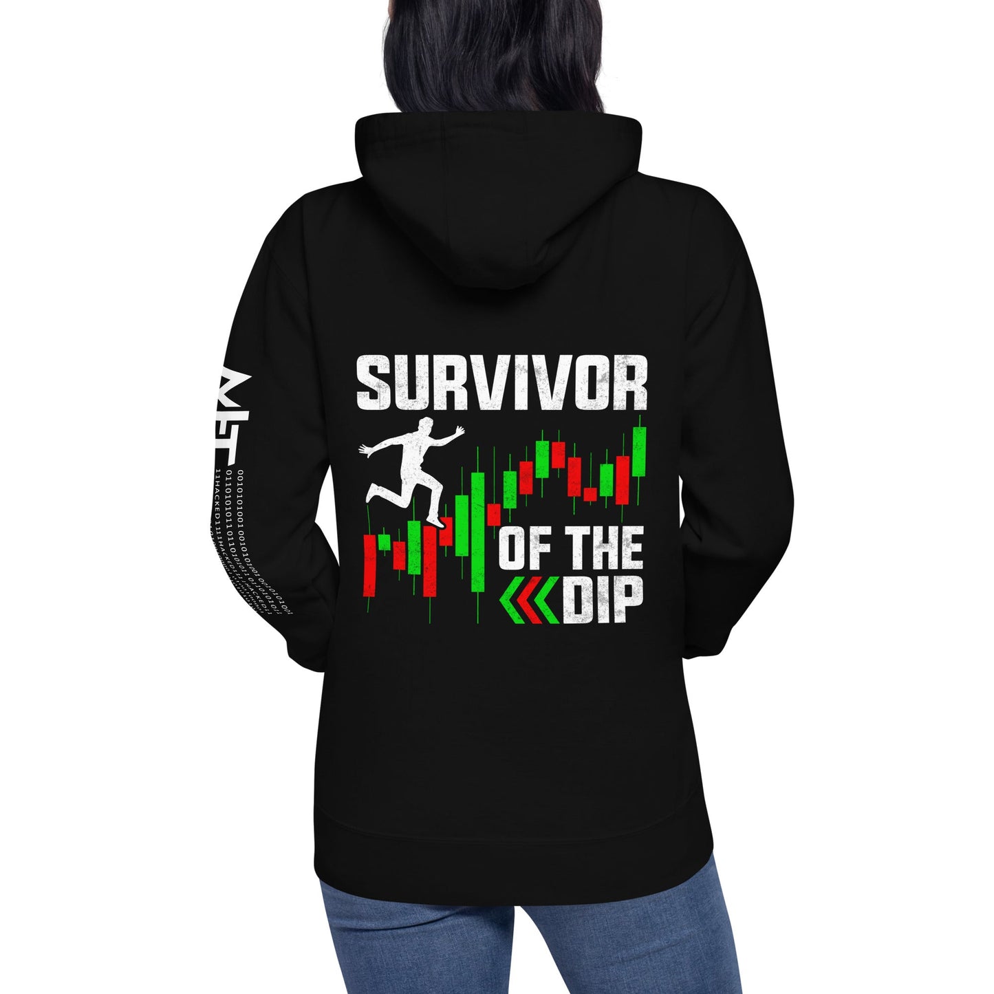 Survivor of the Dip - Unisex Hoodie ( Back Print ) by DarkByteGear