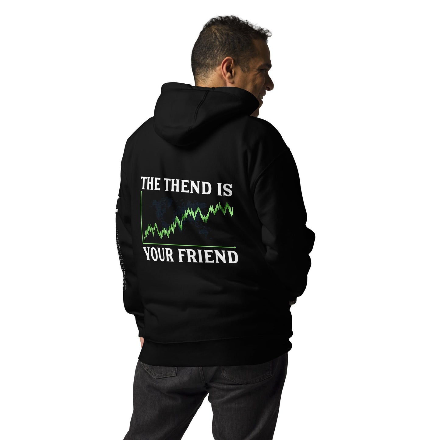 The Trend is your friend - Unisex Hoodie ( Back Print ) by DarkByteGear