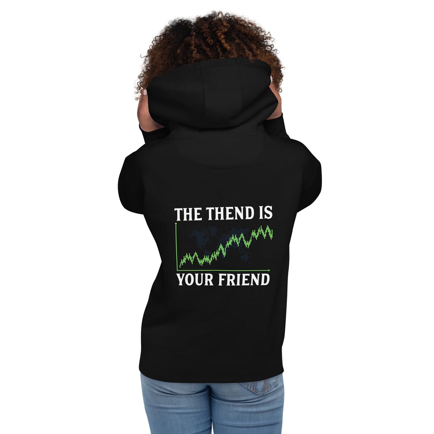 The Trend is your friend - Unisex Hoodie ( Back Print ) by DarkByteGear