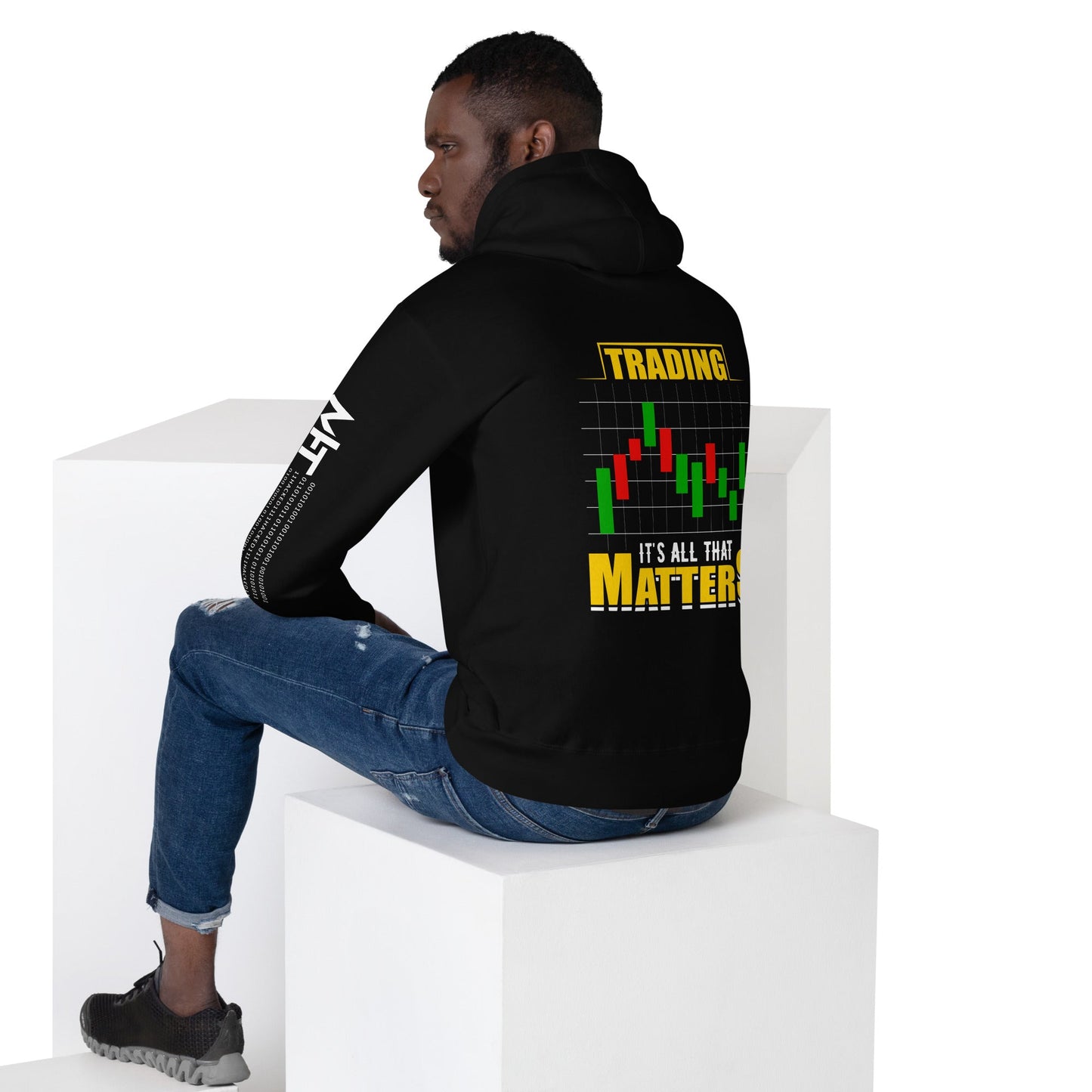 Trading; It's all that Matters V1 - Unisex Hoodie ( Back Print ) by DarkByteGear