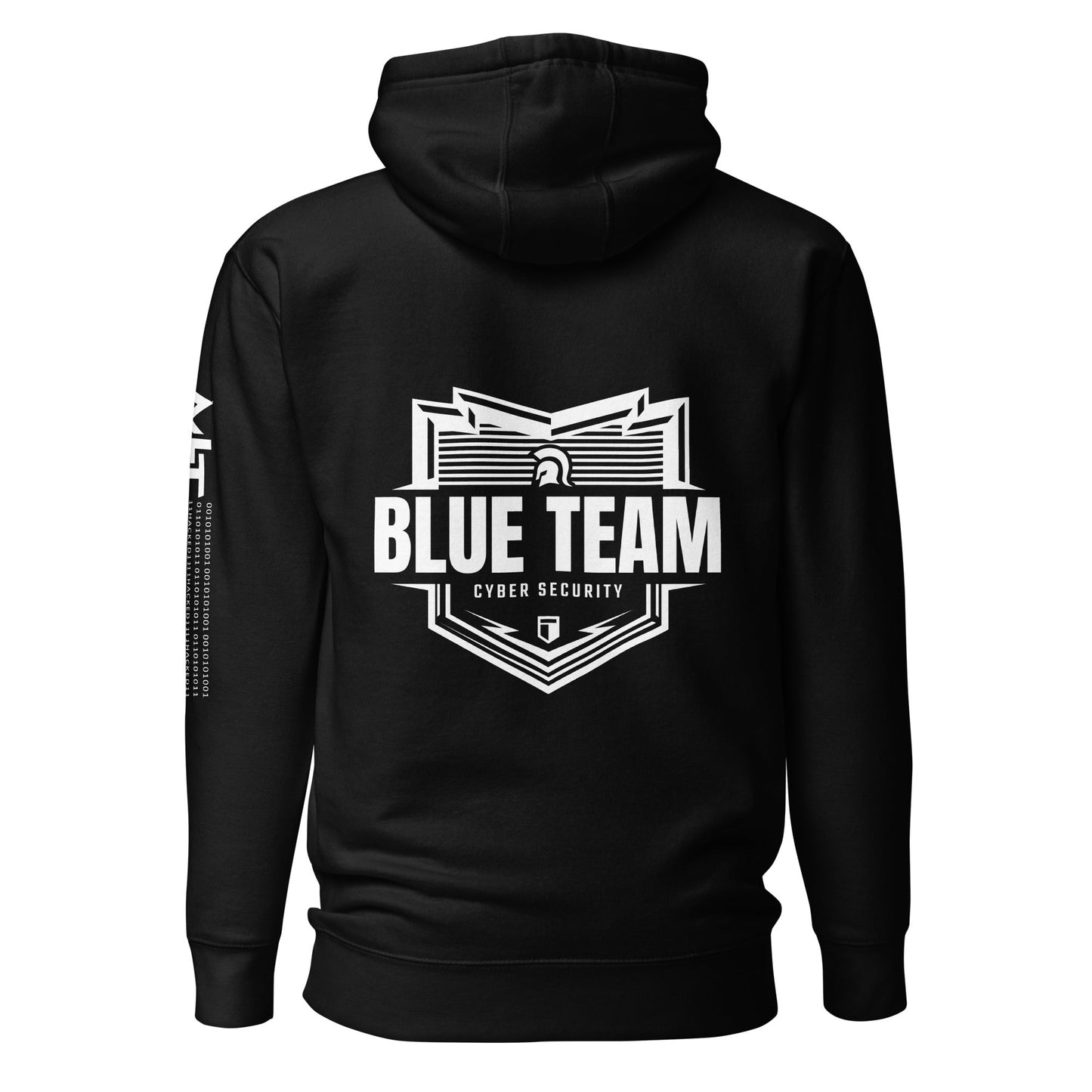Cyber Security Blue Team V1 - Unisex Hoodie ( Back Print ) by DarkByteGear