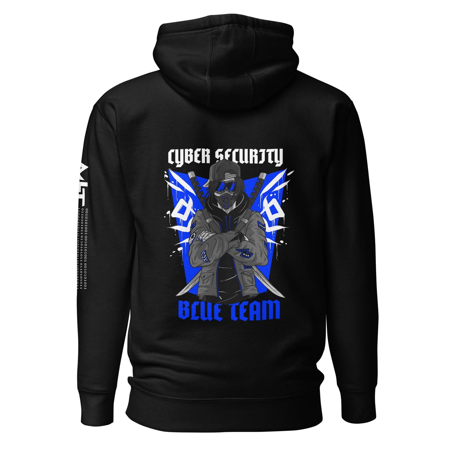 Cyber Security Blue Team V3 - Unisex Hoodie ( Back Print ) by DarkByteGear