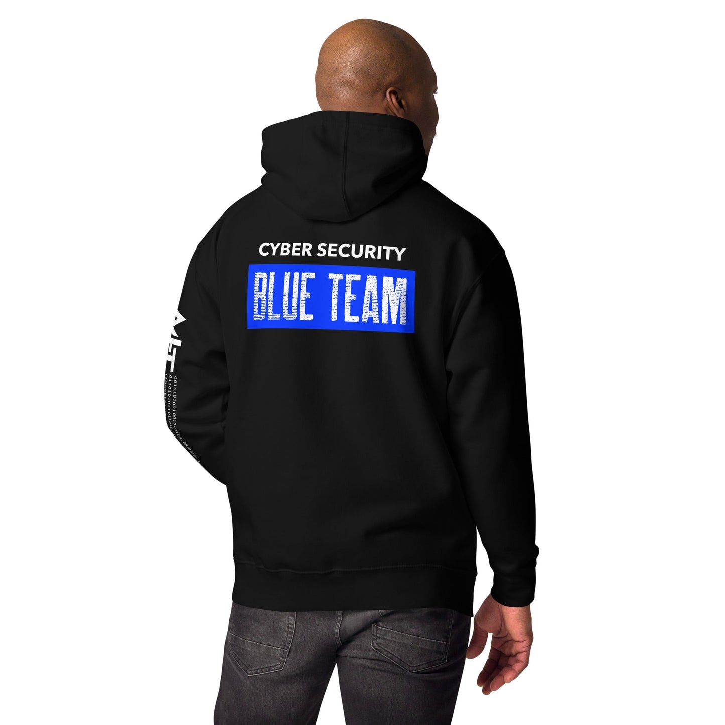 Cyber Security Blue Team V5 - Unisex Hoodie ( Back Print ) by DarkByteGear