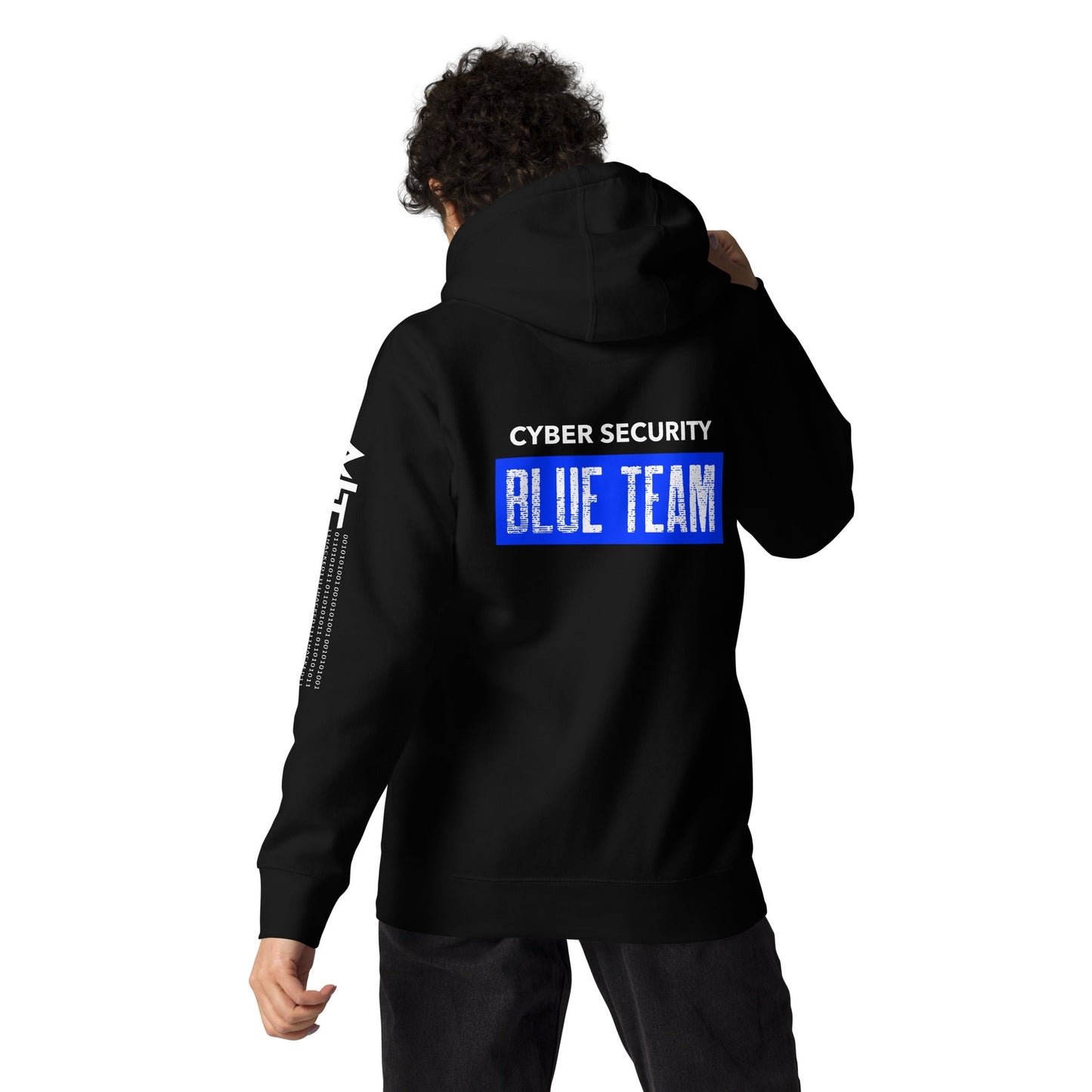 Cyber Security Blue Team V5 - Unisex Hoodie ( Back Print ) by DarkByteGear