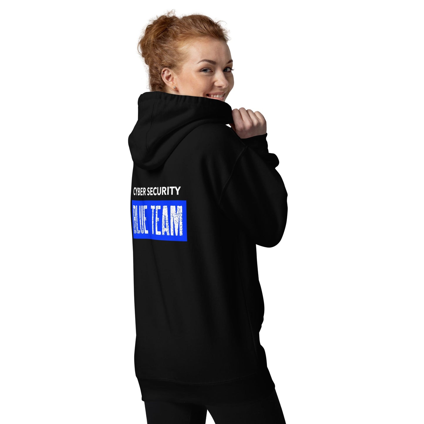 Cyber Security Blue Team V5 - Unisex Hoodie ( Back Print ) by DarkByteGear