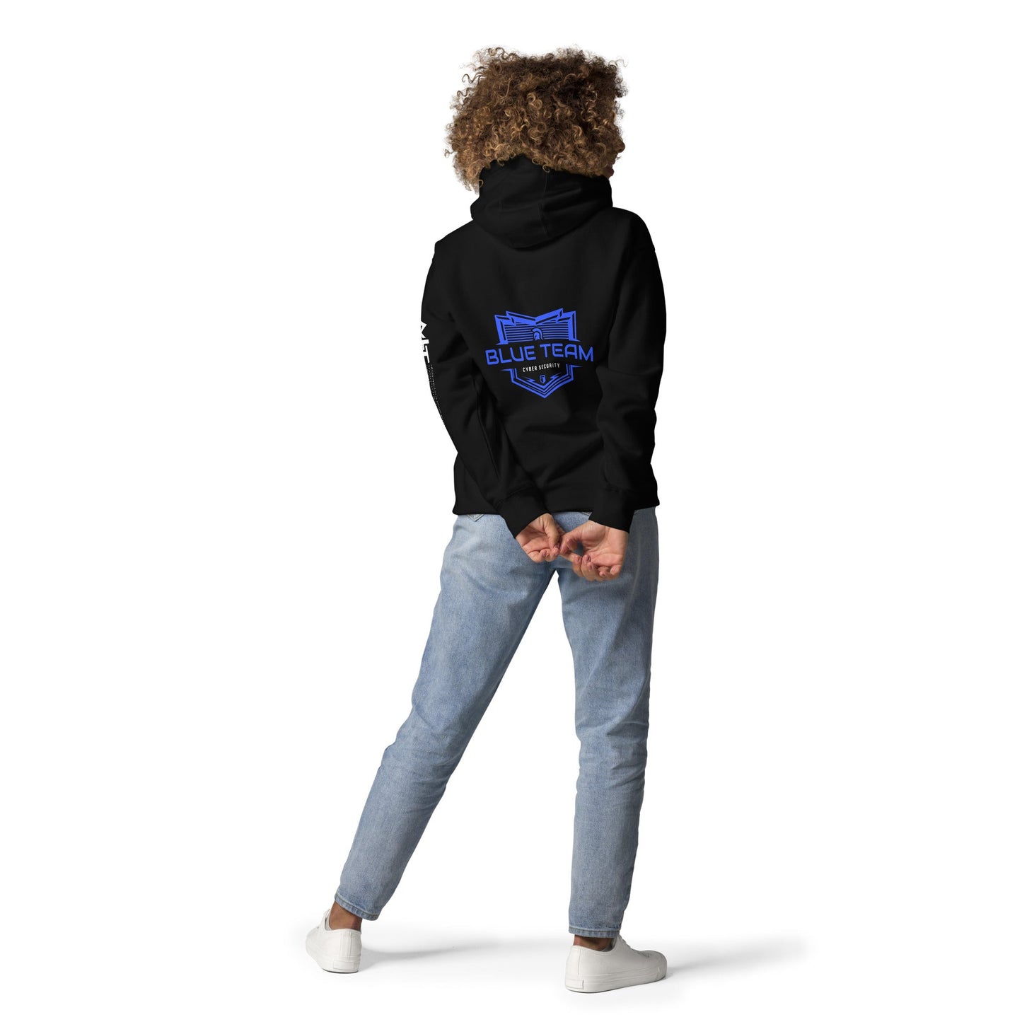 Cyber Security Blue Team V17 - Unisex Hoodie ( Back Print ) by DarkByteGear