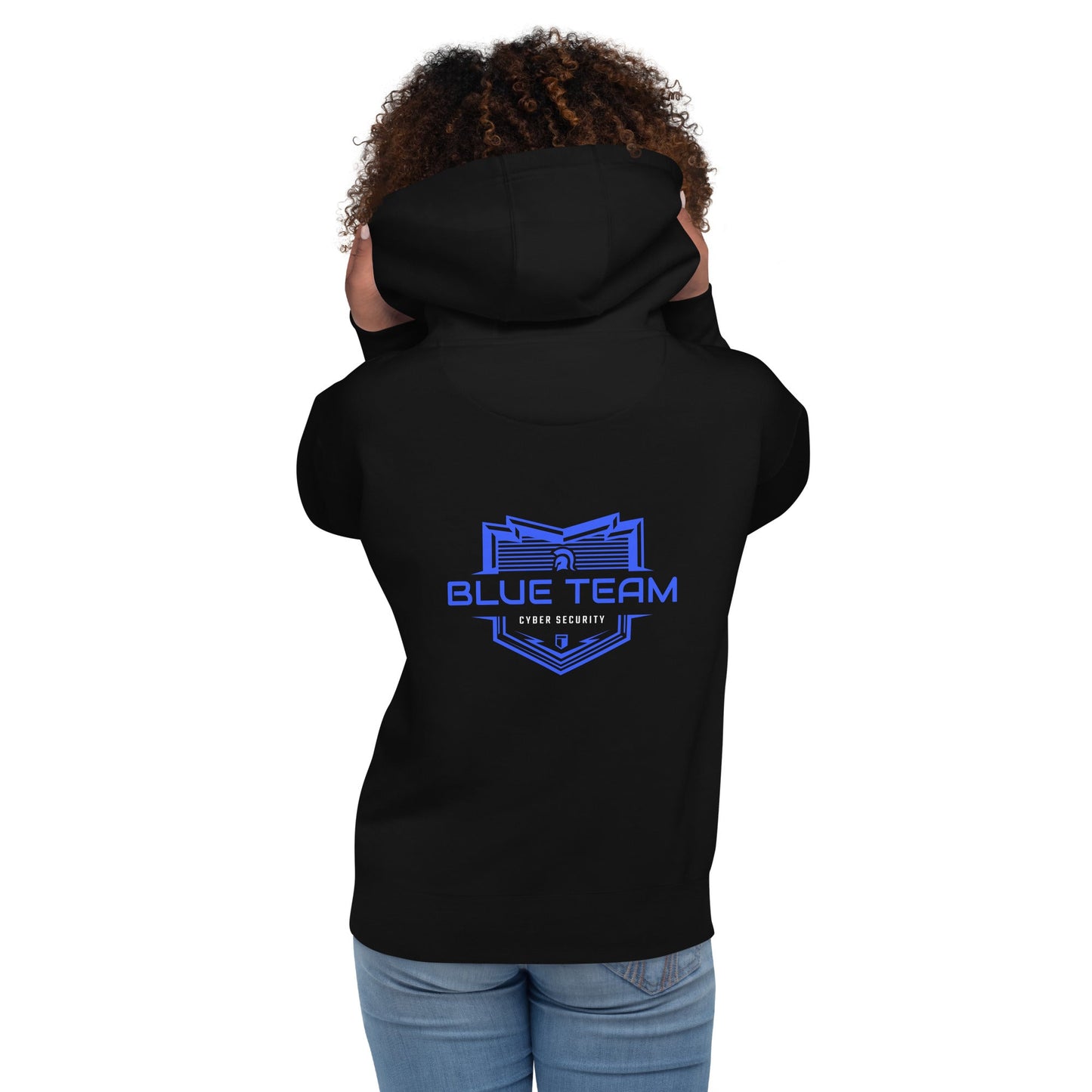 Cyber Security Blue Team V17 - Unisex Hoodie ( Back Print ) by DarkByteGear