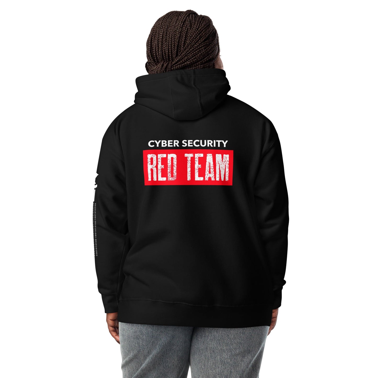 Cyber Security Red Team V1 - Unisex Hoodie ( Back Print ) by DarkByteGear