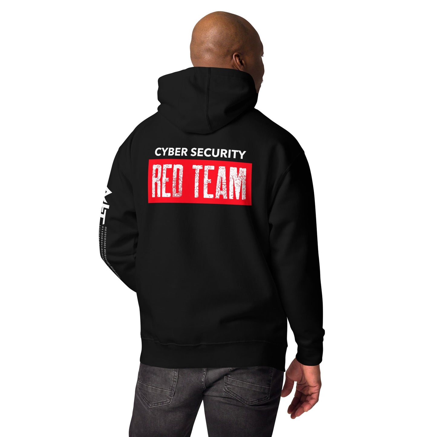 Cyber Security Red Team V1 - Unisex Hoodie ( Back Print ) by DarkByteGear
