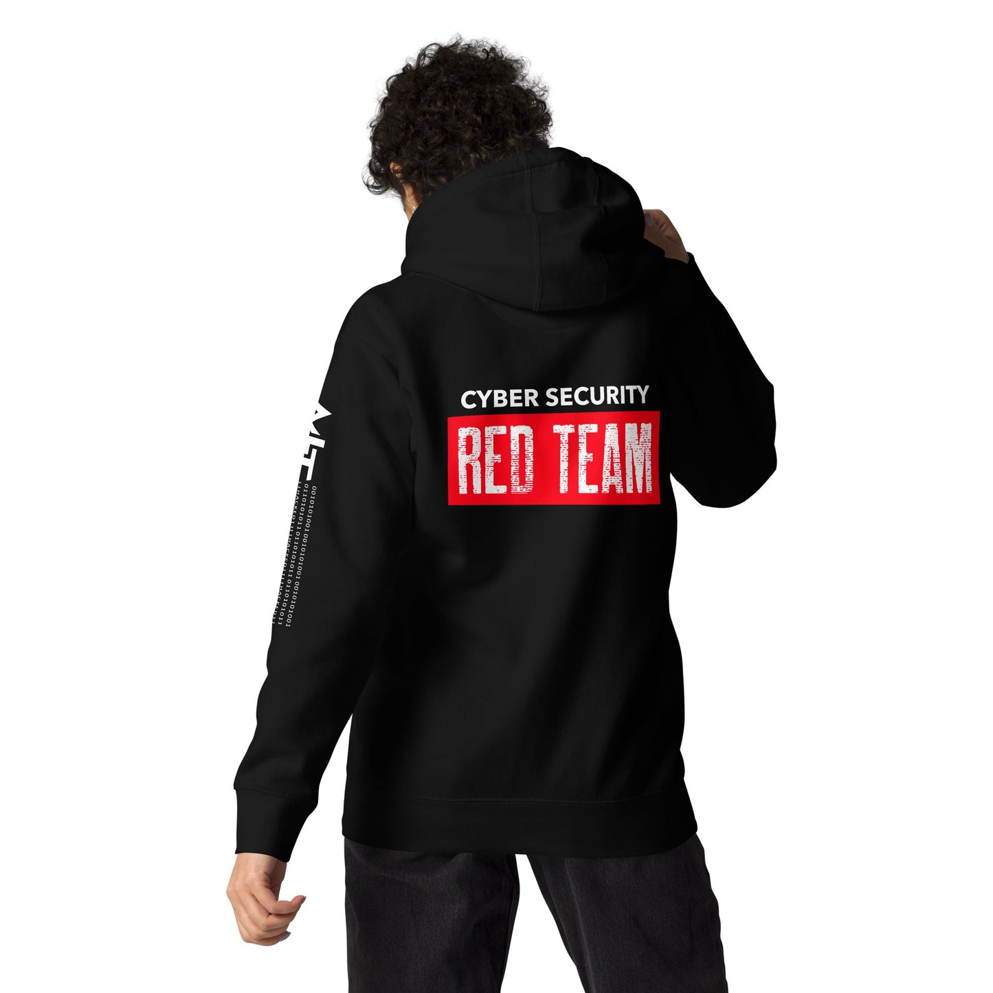 Cyber Security Red Team V1 - Unisex Hoodie ( Back Print ) by DarkByteGear
