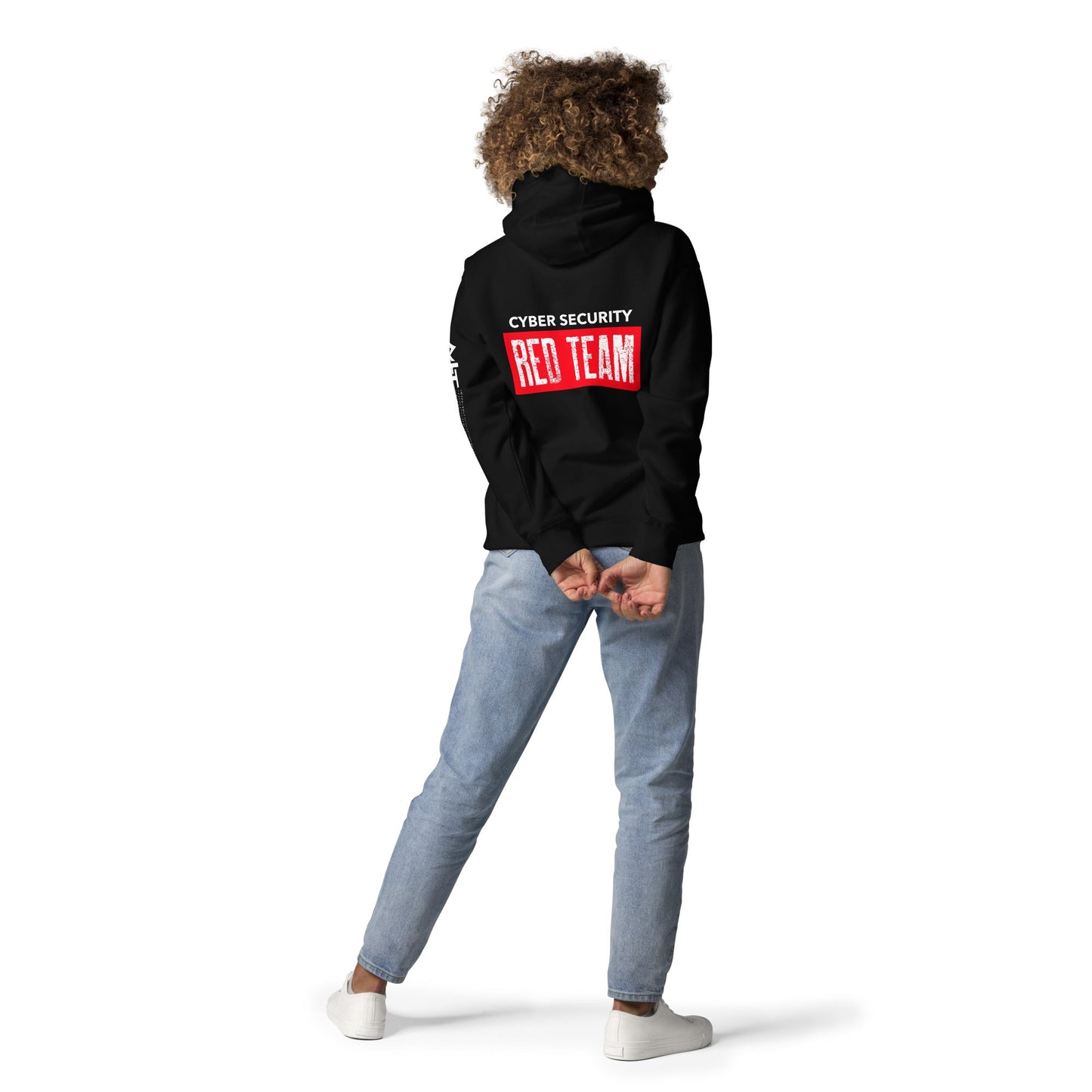Cyber Security Red Team V1 - Unisex Hoodie ( Back Print ) by DarkByteGear
