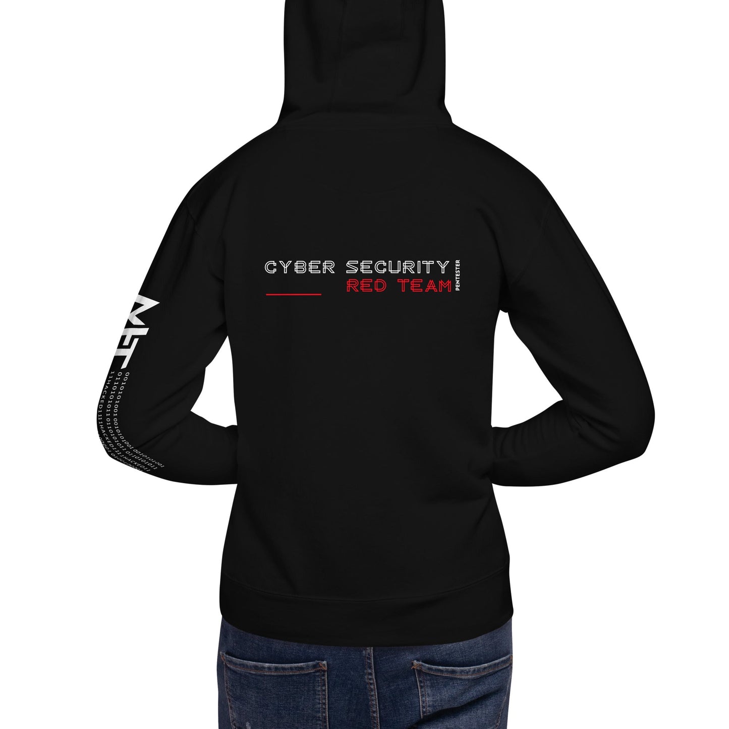 Cyber Security Red Team V2 - Unisex Hoodie ( Back Print ) by DarkByteGear