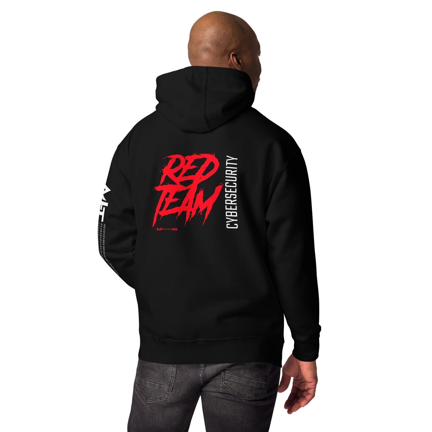 Cyber Security Red Team V6 - Unisex Hoodie ( Back Print ) by DarkByteGear