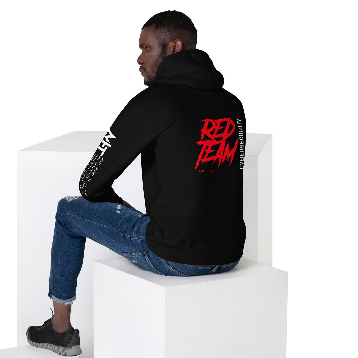 Cyber Security Red Team V6 - Unisex Hoodie ( Back Print ) by DarkByteGear