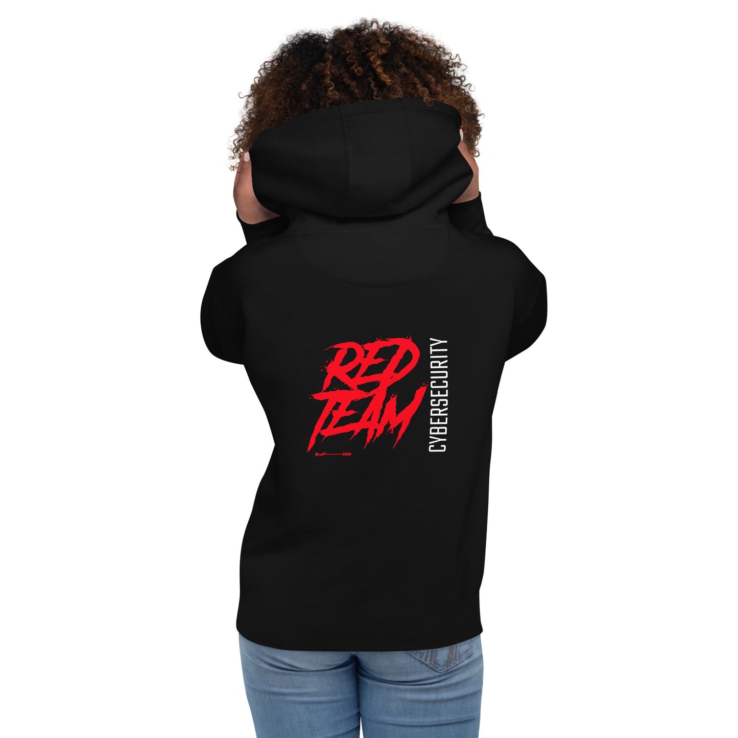 Cyber Security Red Team V6 - Unisex Hoodie ( Back Print ) by DarkByteGear