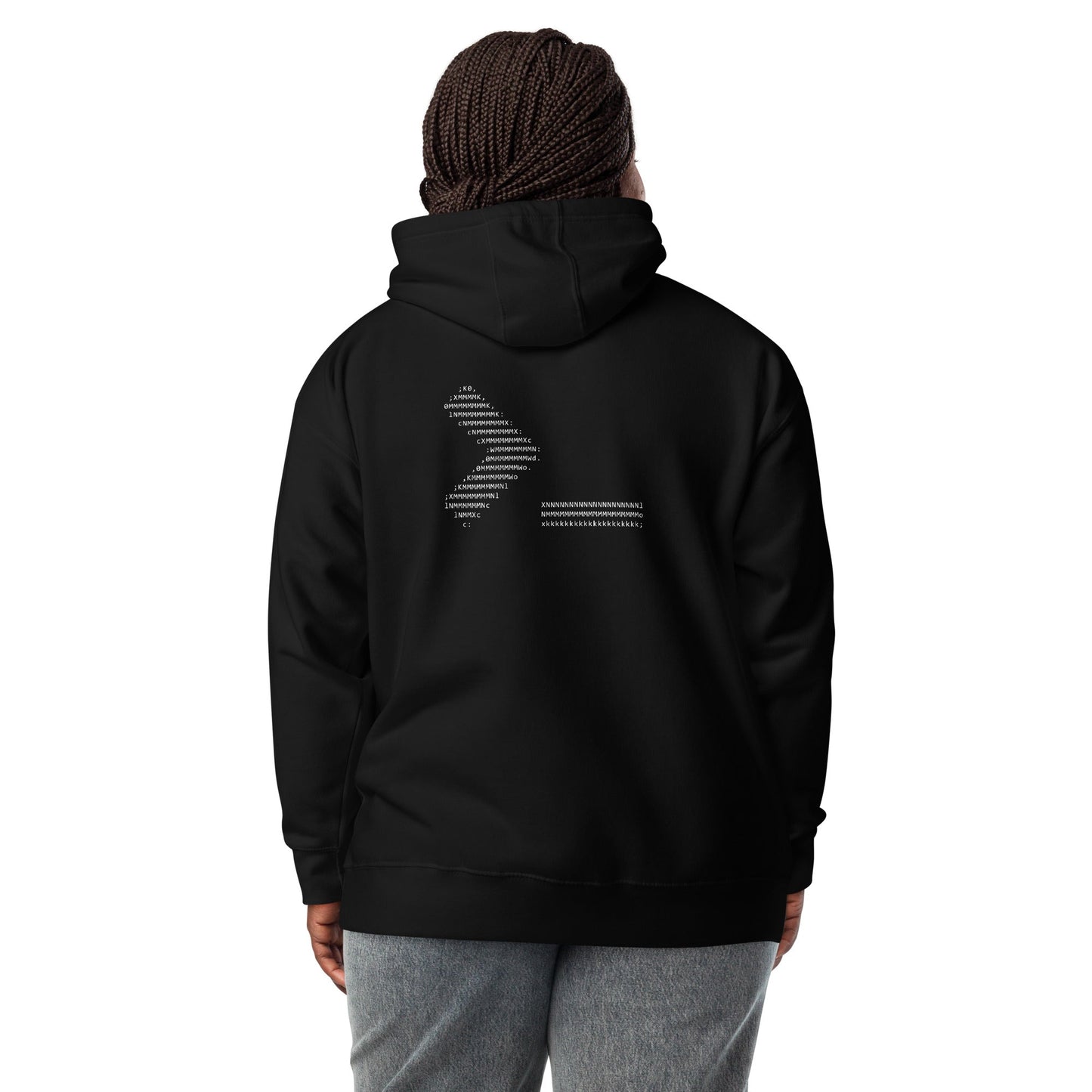 CLI - Unisex Hoodie ( Back Print ) by DarkByteGear