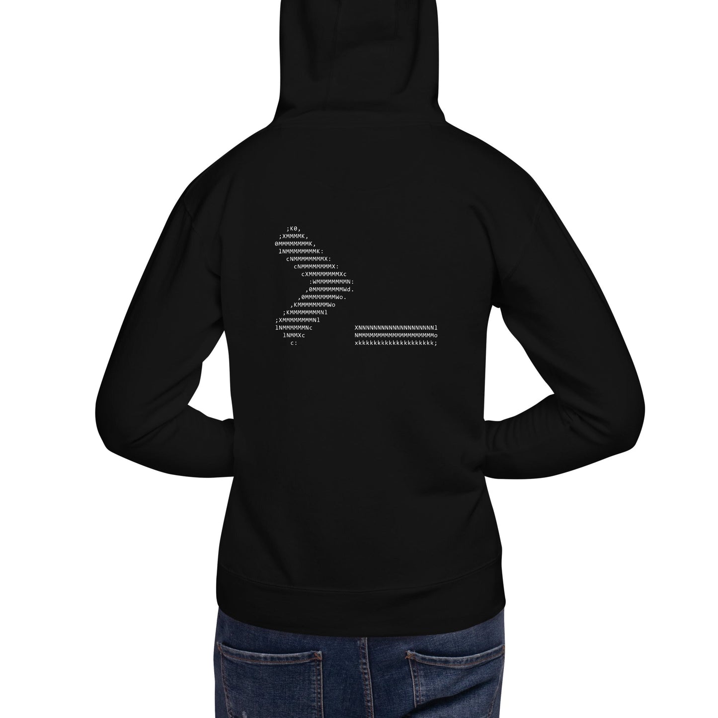 CLI - Unisex Hoodie ( Back Print ) by DarkByteGear