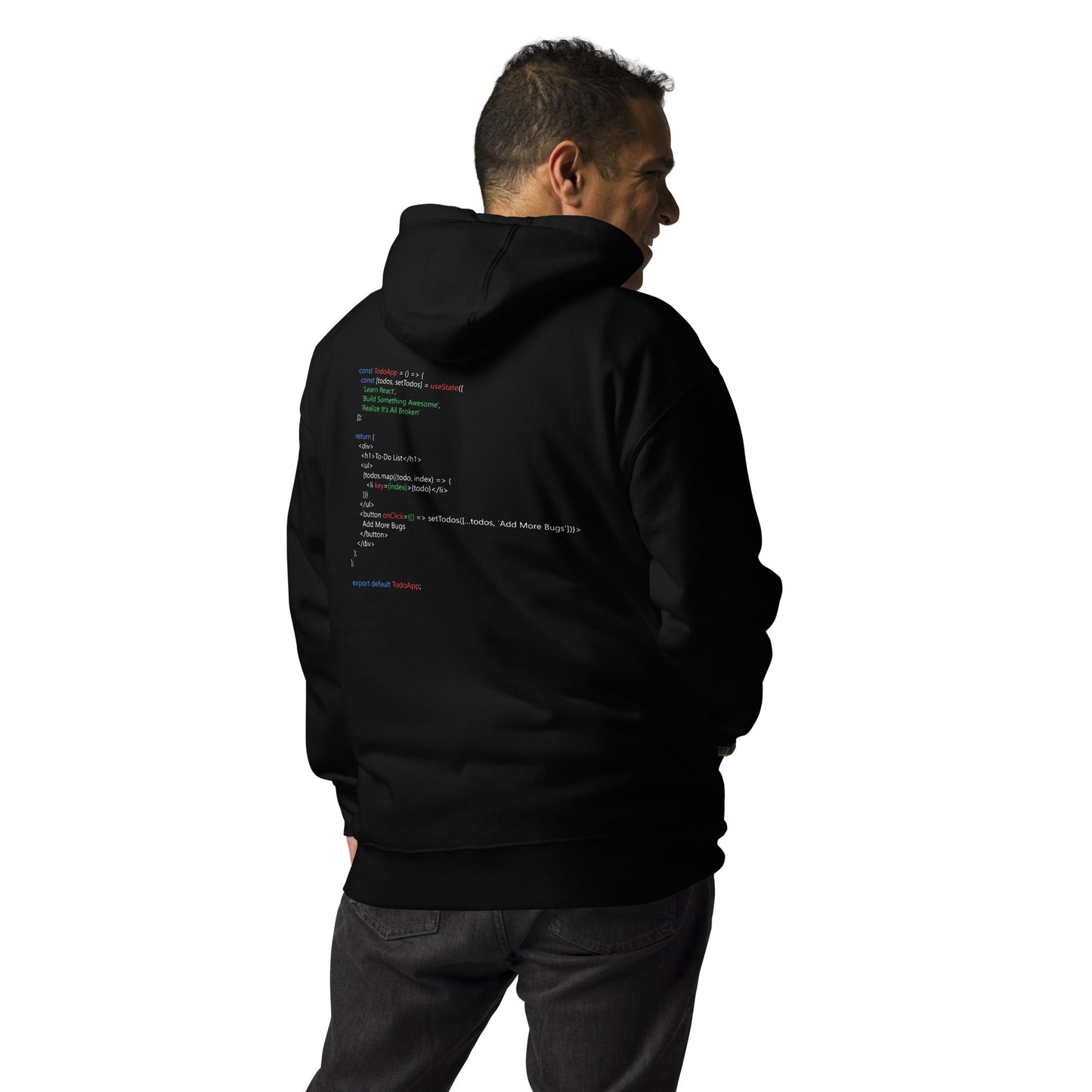 The Classic To-Do List - Unisex Hoodie (back print) by DarkByteGear