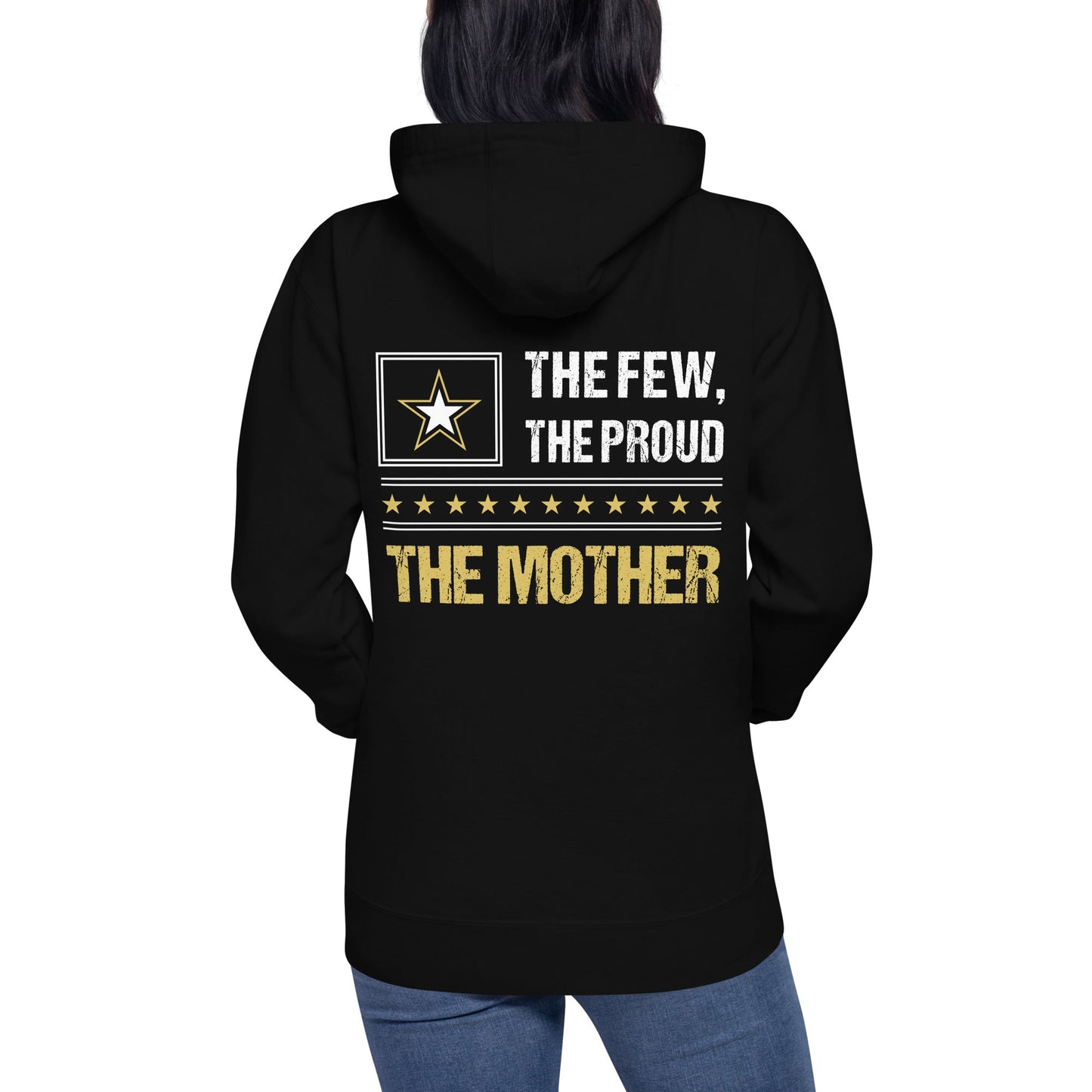The few, the proud, the Mother - Unisex Hoodie ( Back Print ) by DarkByteGear