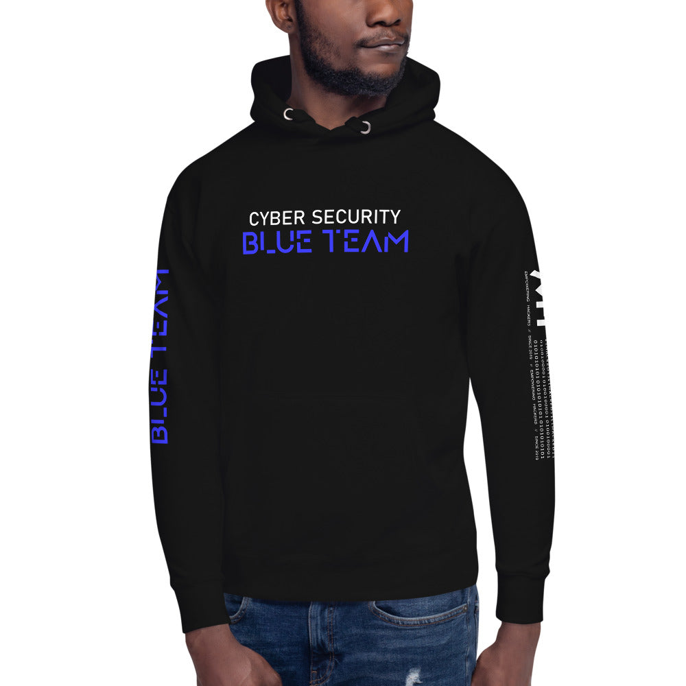 Cybersecurity Blue Team v4 - Unisex Hoodie by DarkByteGear