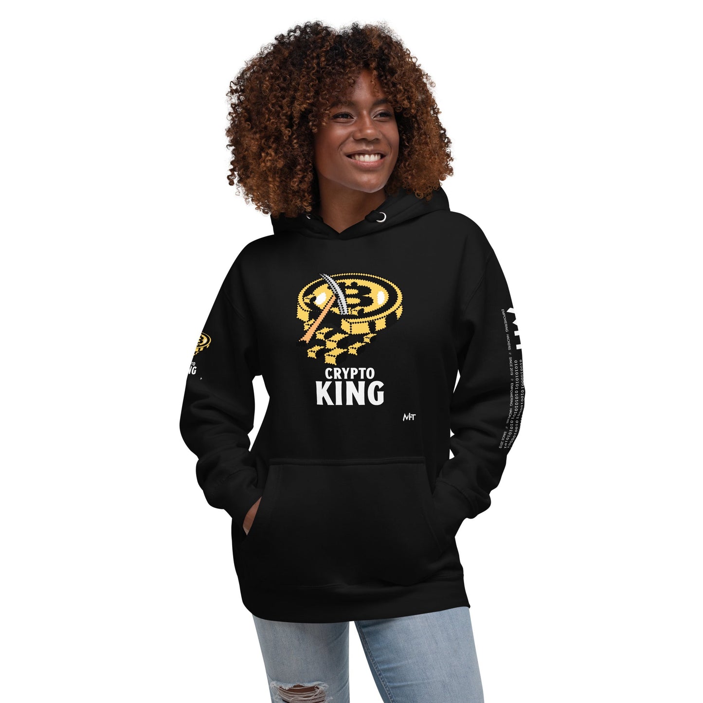 Crypto King - Unisex Hoodie by DarkByteGear