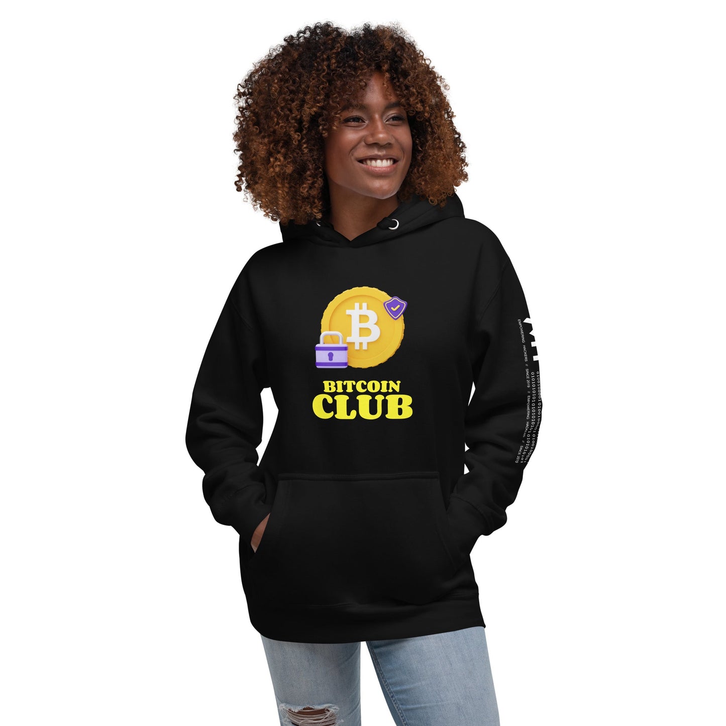 Bitcoin Club V7 - Unisex Hoodie by DarkByteGear