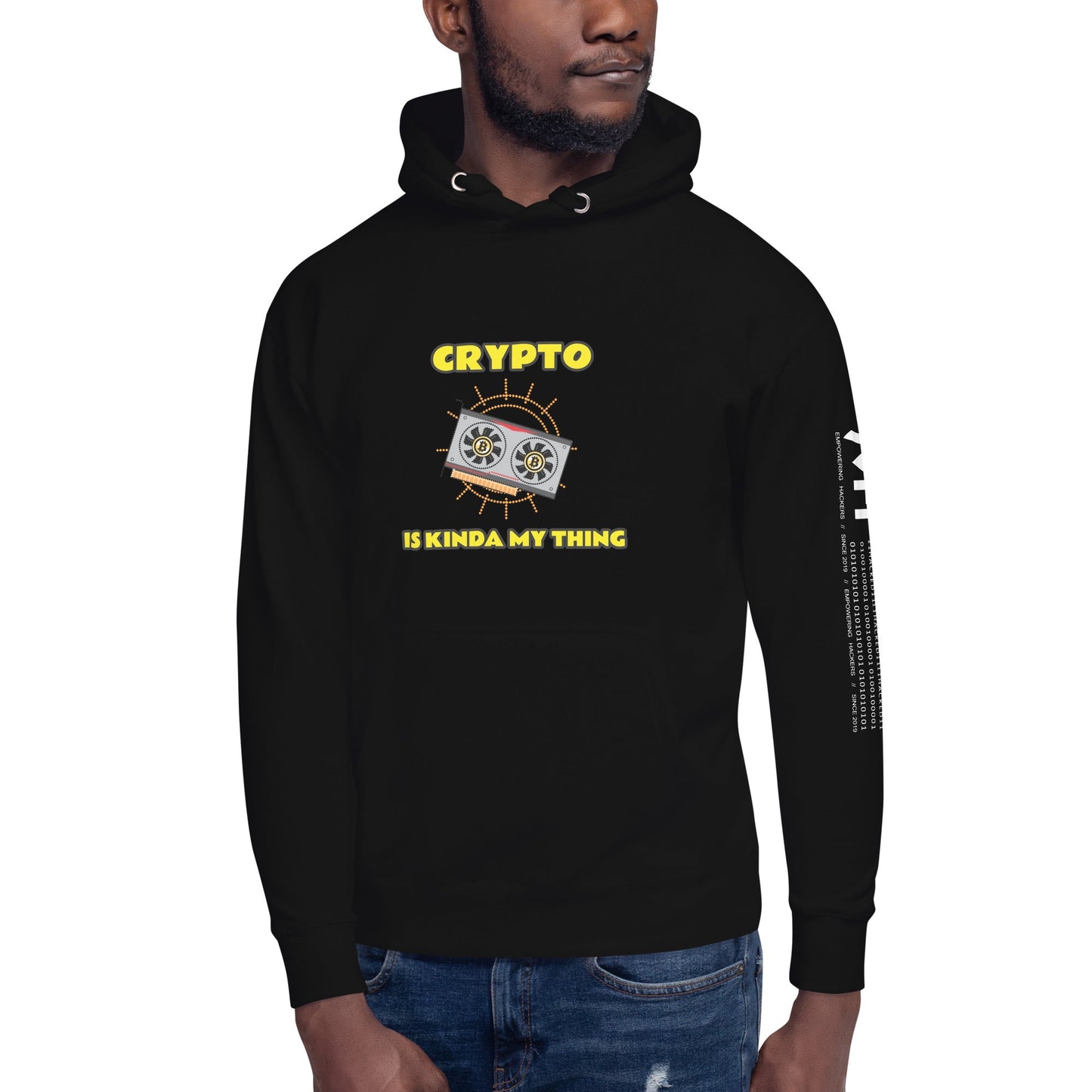 Crypto is Kinda My Thing V3 Unisex Hoodie by DarkByteGear