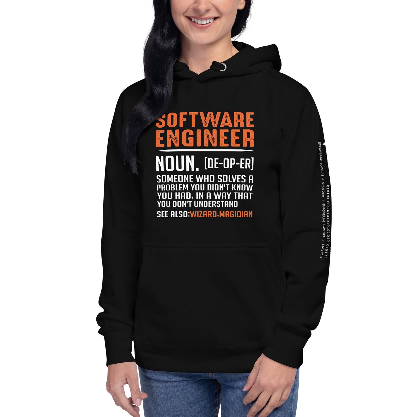 Software Engineer v1 - Unisex Hoodie by DarkByteGear
