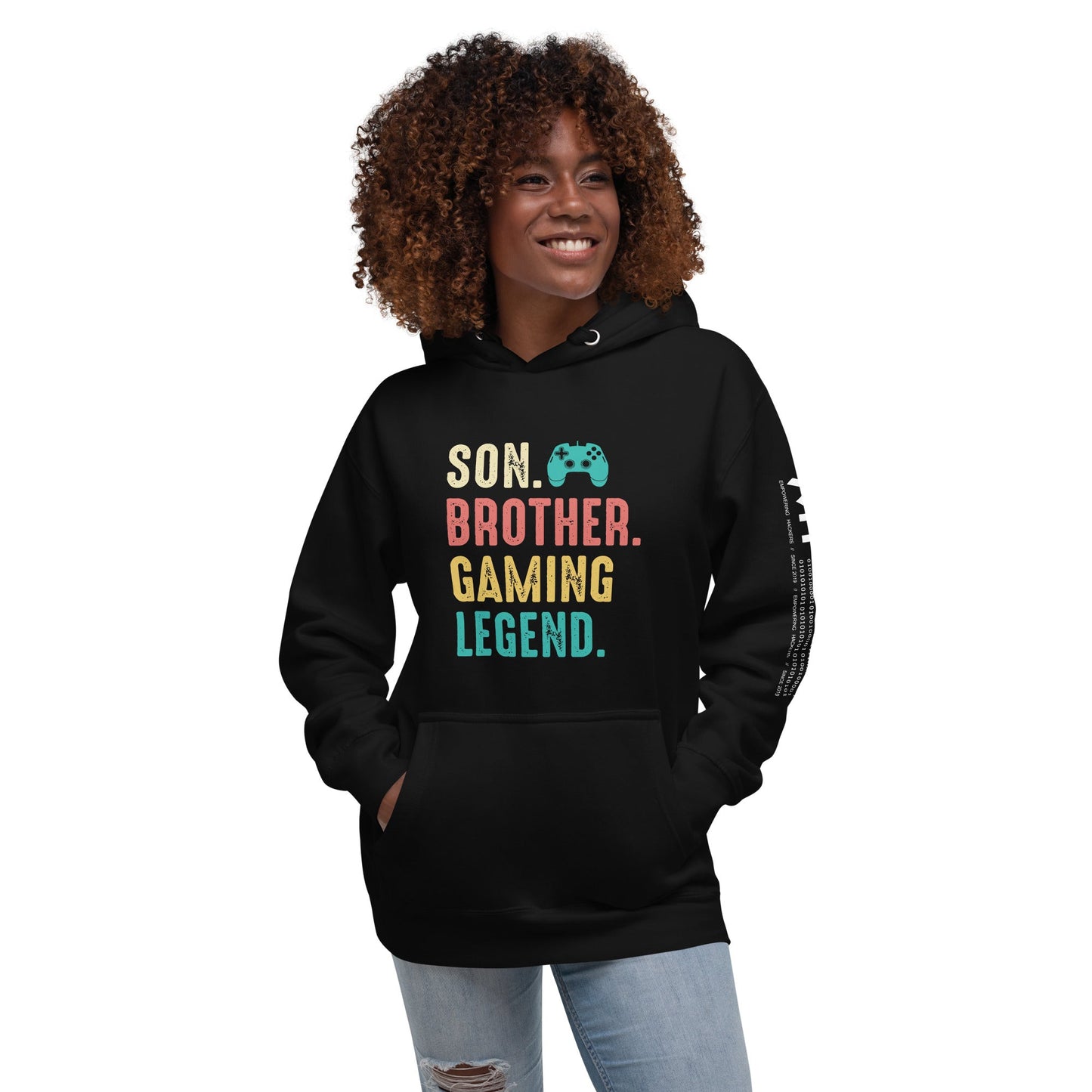 Son Brother Gaming Legend - Unisex Hoodie by DarkByteGear