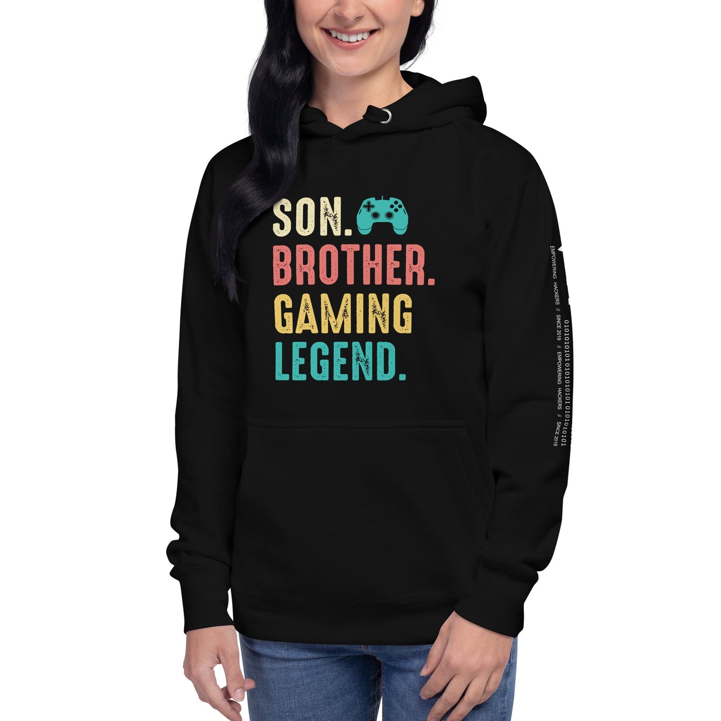 Son Brother Gaming Legend - Unisex Hoodie by DarkByteGear