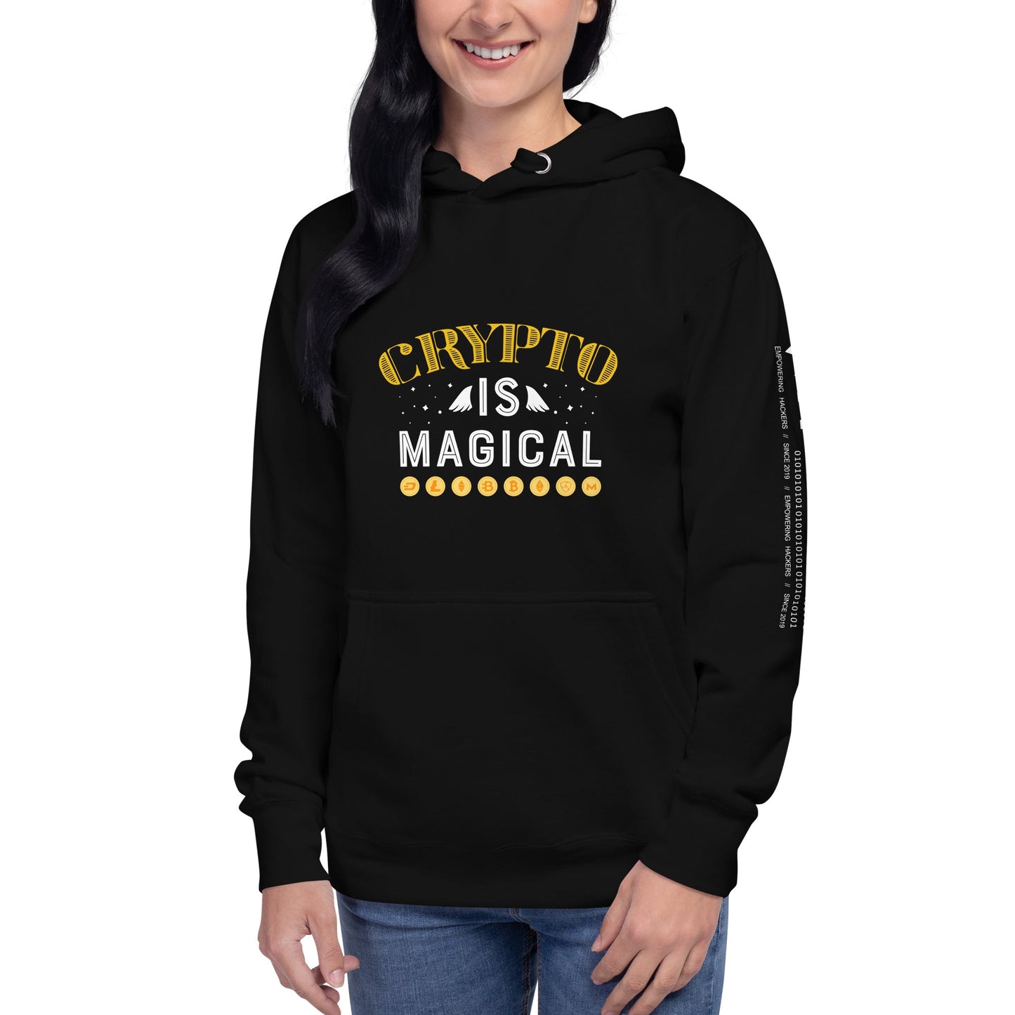 Crypto is Magical Unisex Hoodie by DarkByteGear