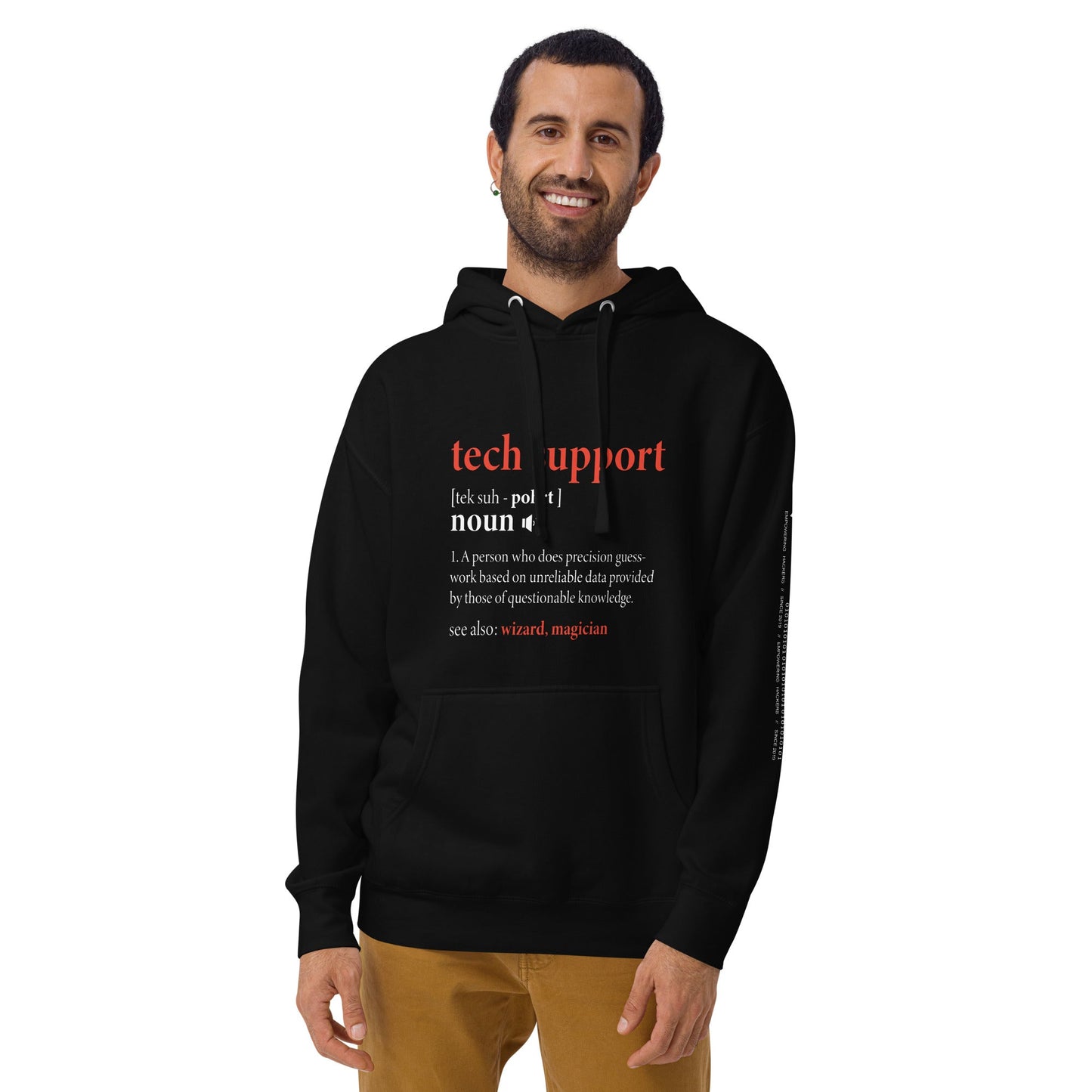 Tech Support definition - Unisex Hoodie by DarkByteGear