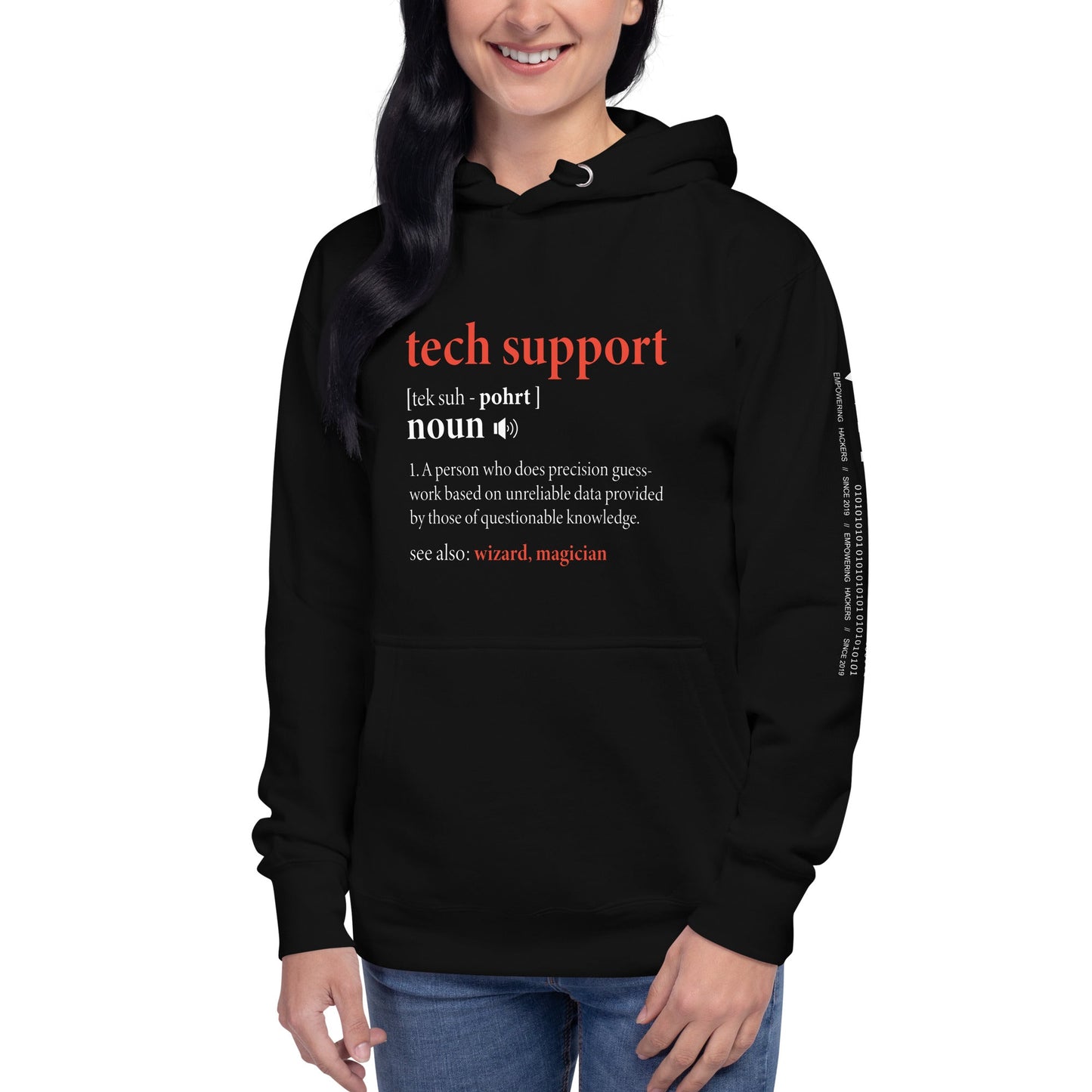 Tech Support definition - Unisex Hoodie by DarkByteGear