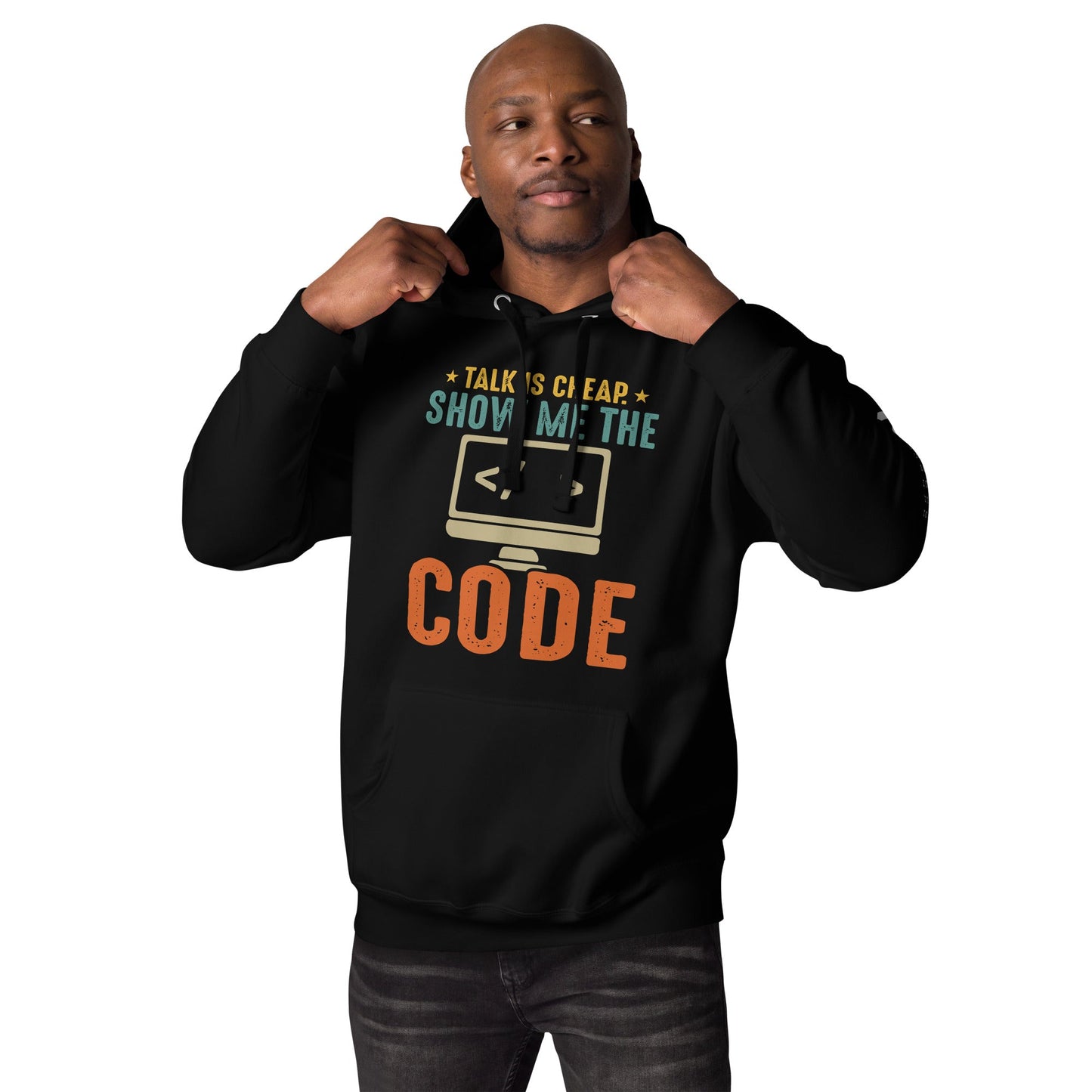 Talk is Cheap! Show me the Code - Unisex Hoodie by DarkByteGear