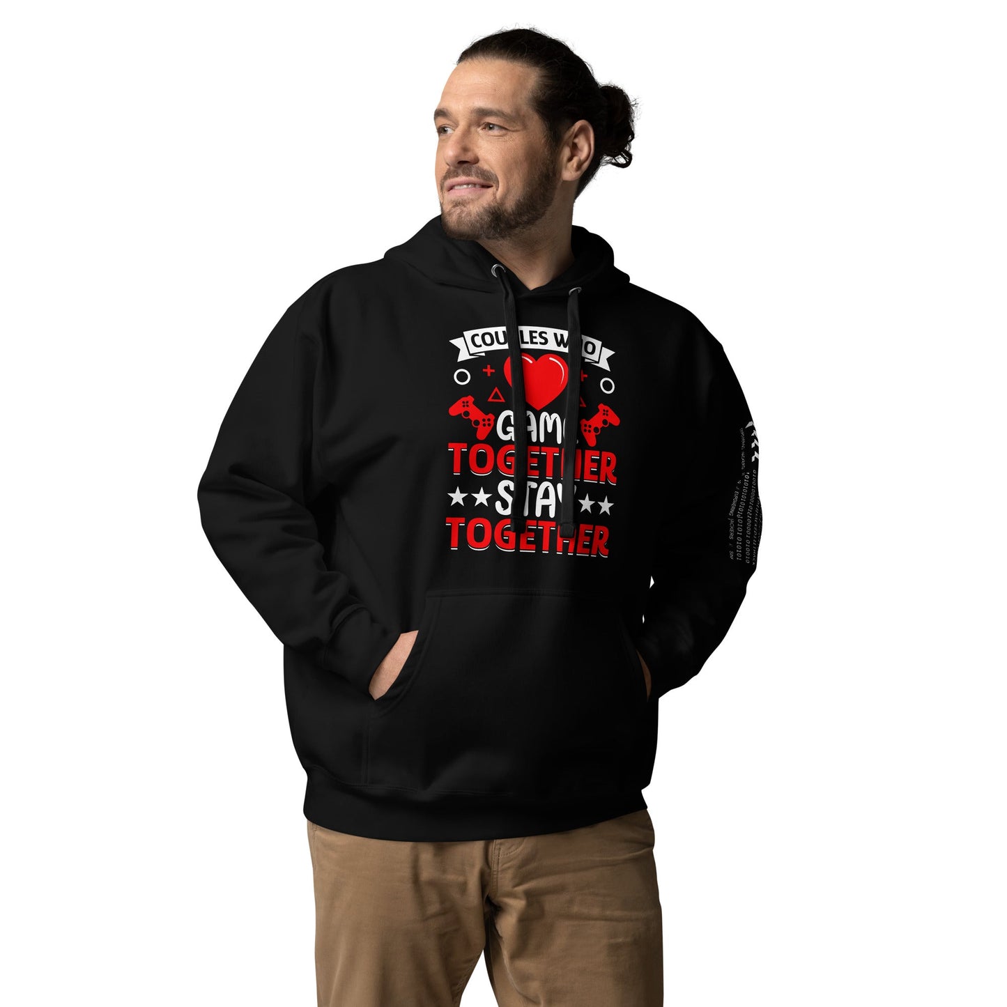 Couples who Game together, Stay together Unisex Hoodie by DarkByteGear