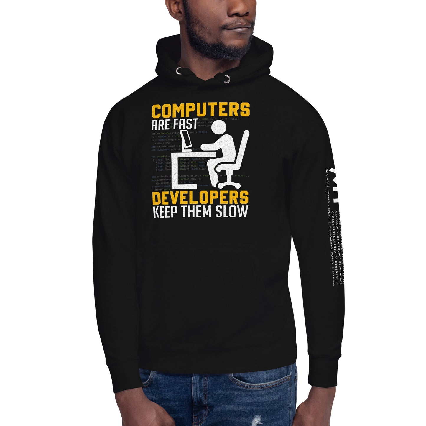 Computers are Fast, Developers make them slow - Unisex Hoodie by DarkByteGear