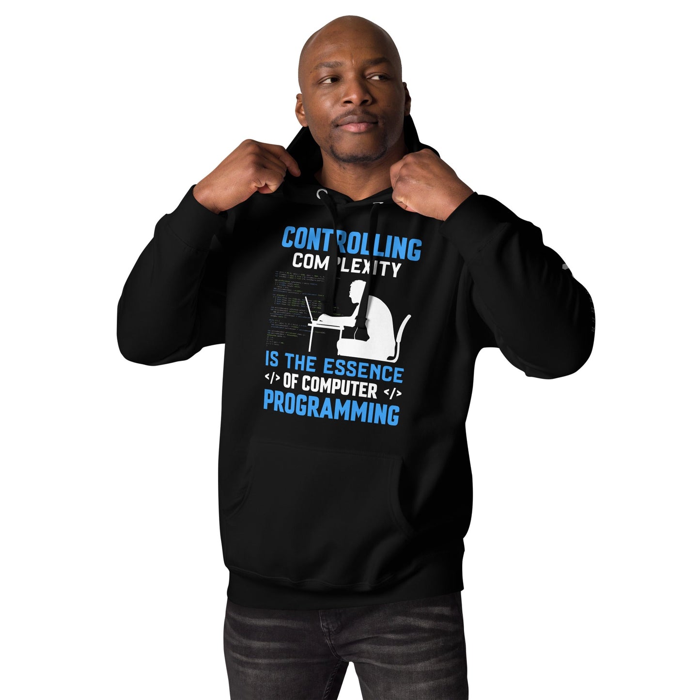 Controlling Complexity is the Essence of Computer Programming Unisex Hoodie by DarkByteGear