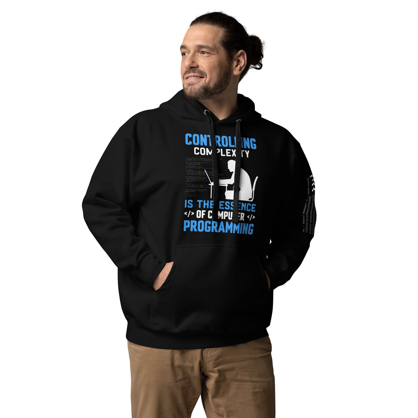 Controlling Complexity is the Essence of Computer Programming Unisex Hoodie by DarkByteGear