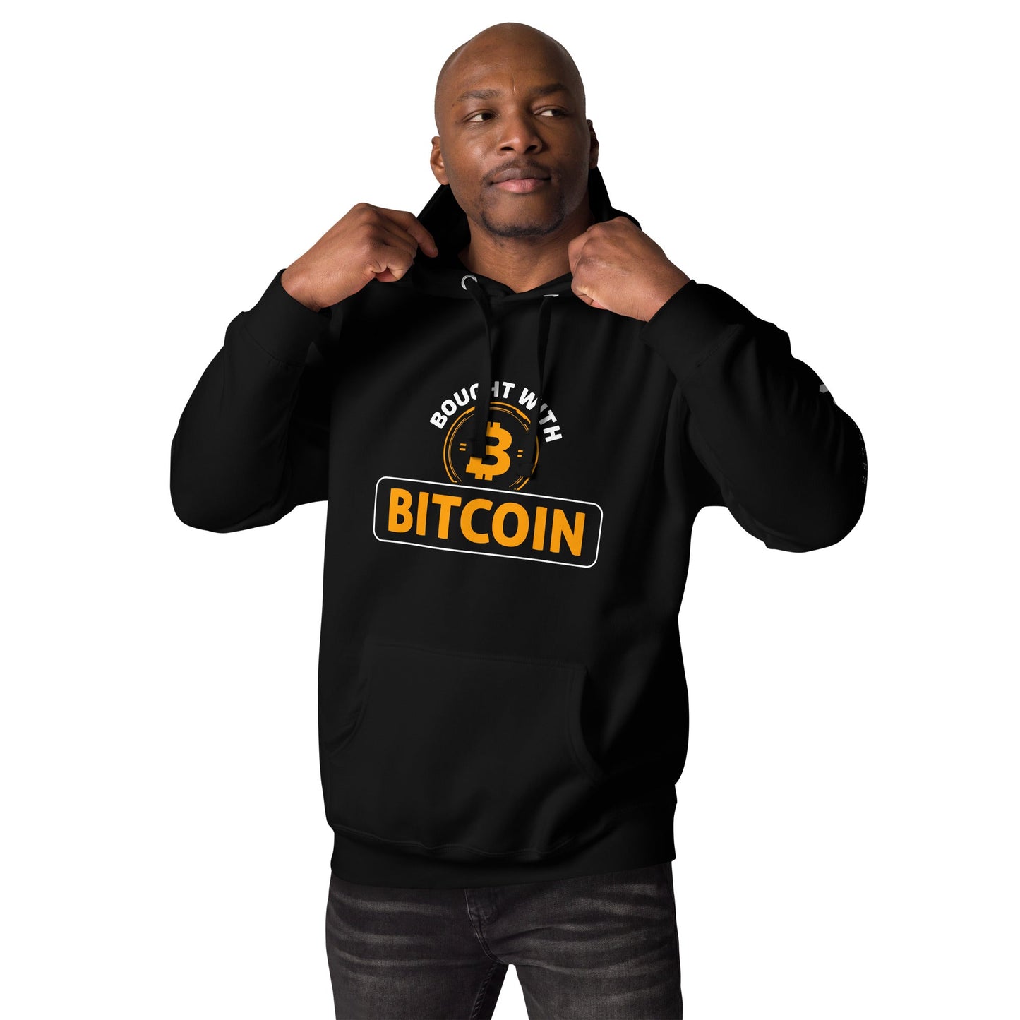 Bought with Bitcoin - Unisex Hoodie by DarkByteGear