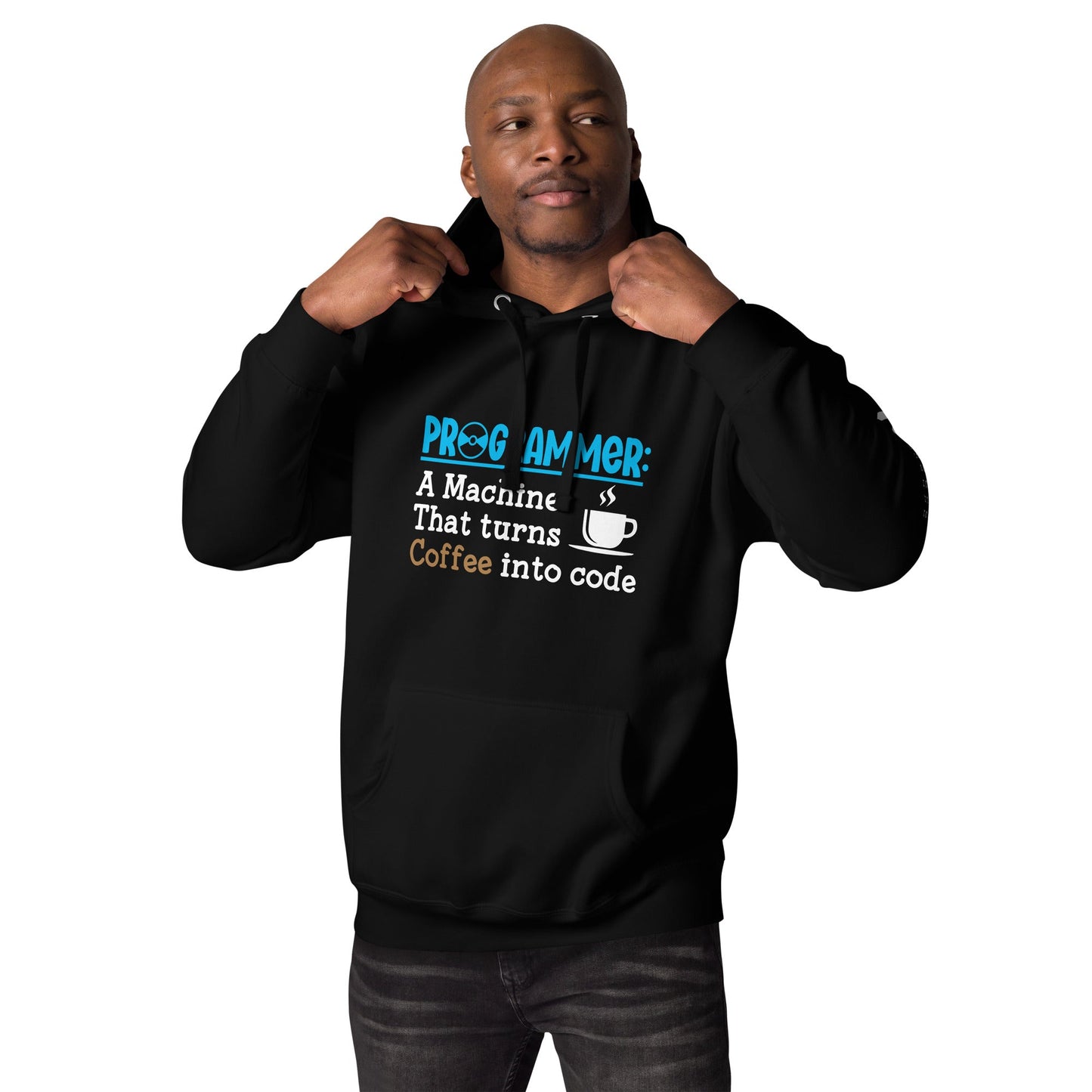 Programmer: Def blue Unisex Hoodie by DarkByteGear