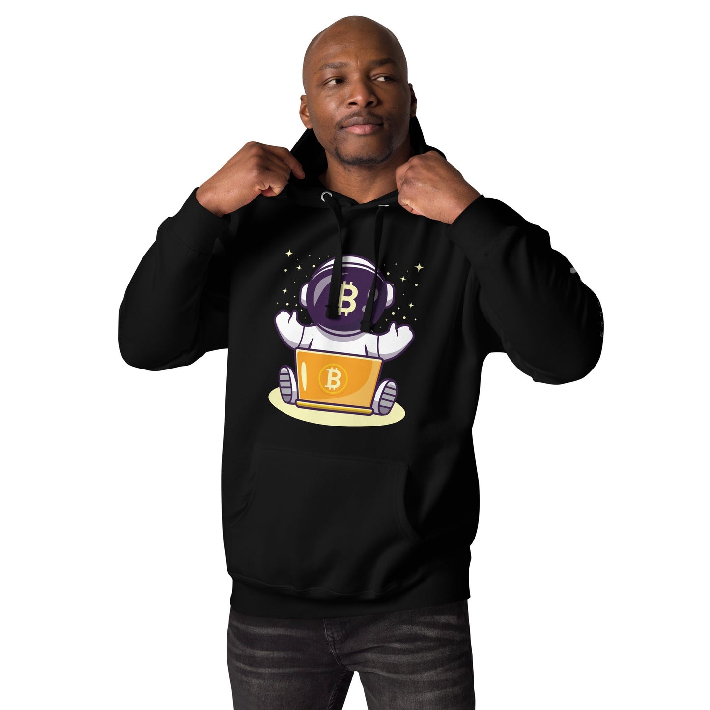 Bitcoin Astronaut - Unisex Hoodie by DarkByteGear