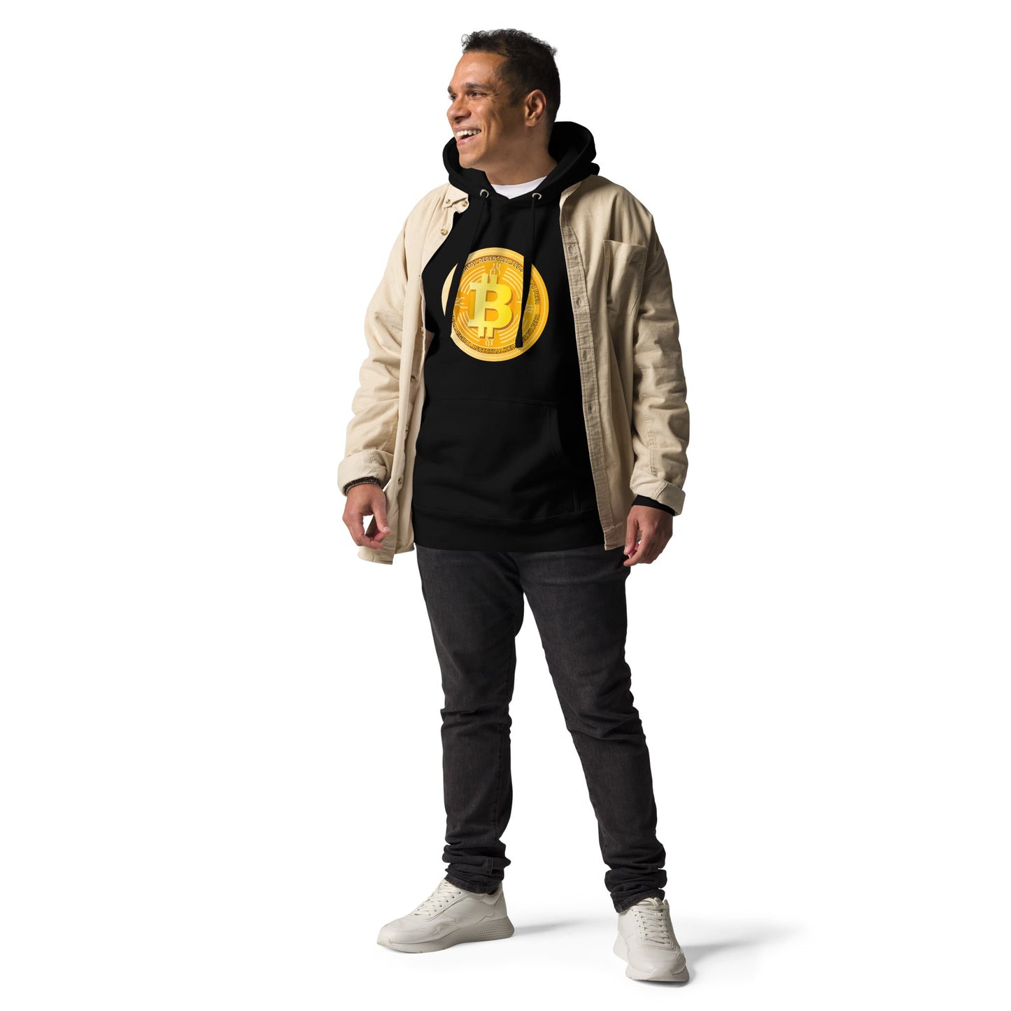 Bitcoin Medal - Unisex Hoodie by DarkByteGear