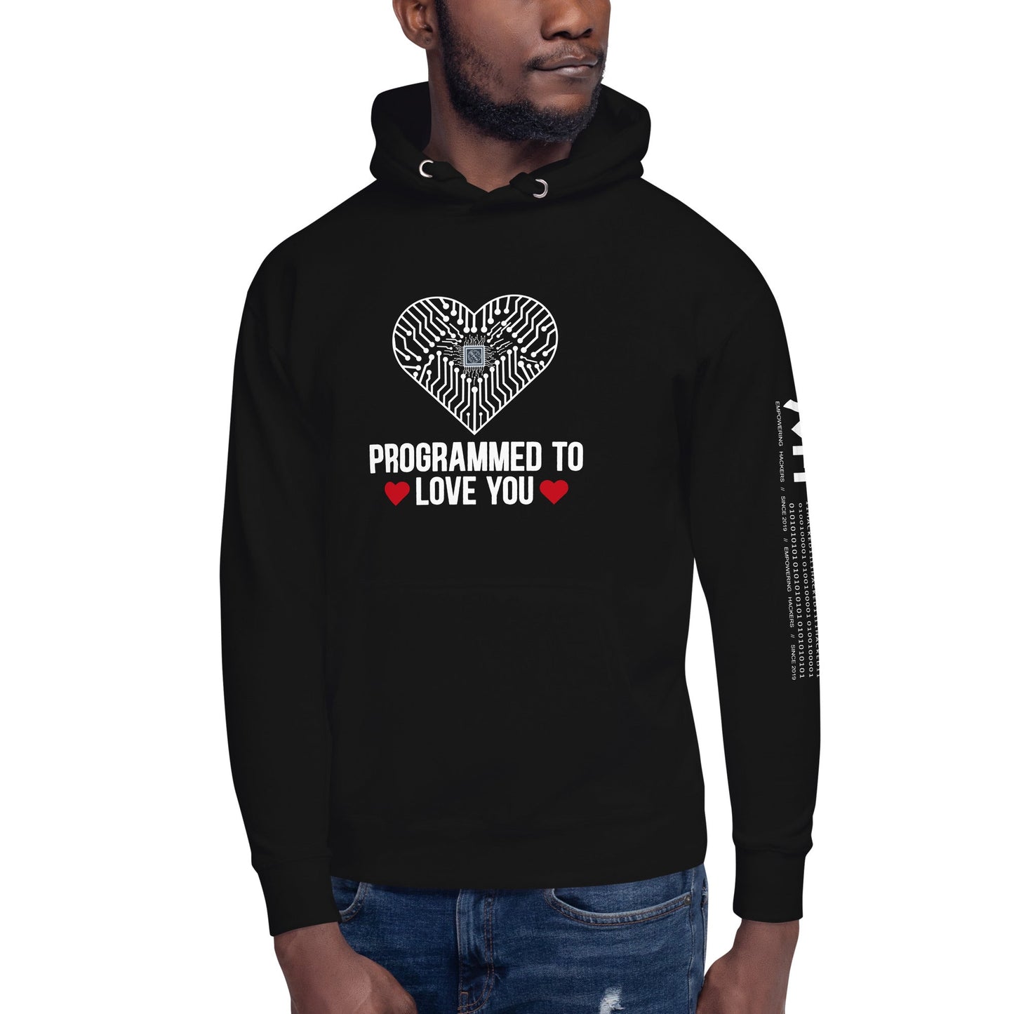 Programmed to Love you - Unisex Hoodie by DarkByteGear