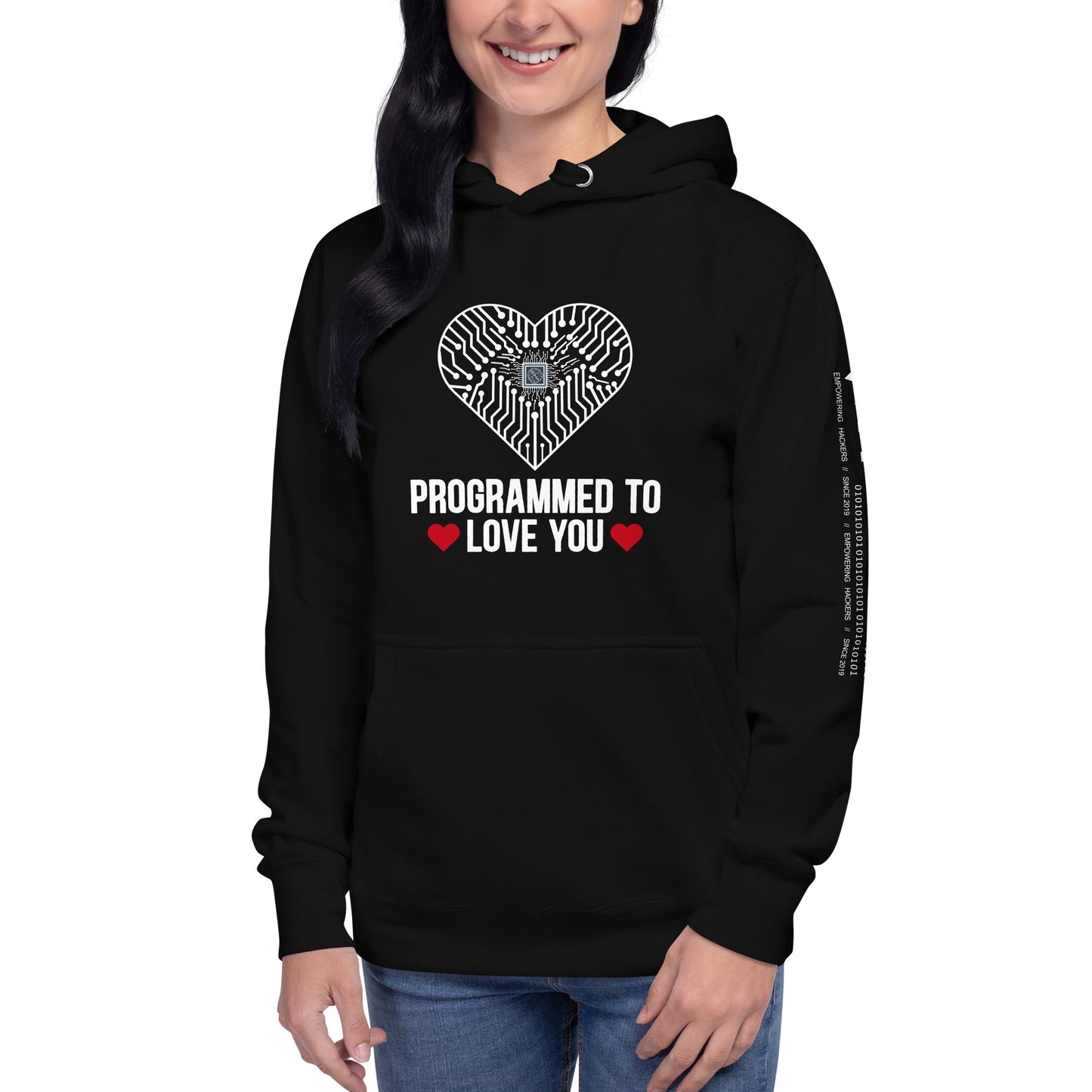 Programmed to Love you - Unisex Hoodie by DarkByteGear