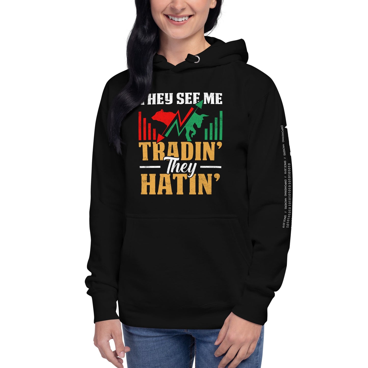 They See me Trading, they Hating - Unisex Hoodie by DarkByteGear