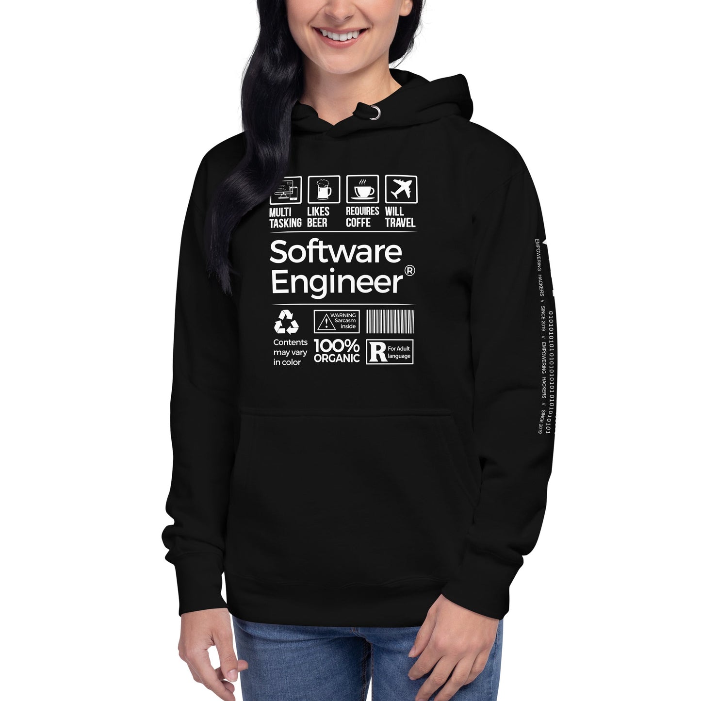 Software Engineer V2 - Unisex Hoodie by DarkByteGear
