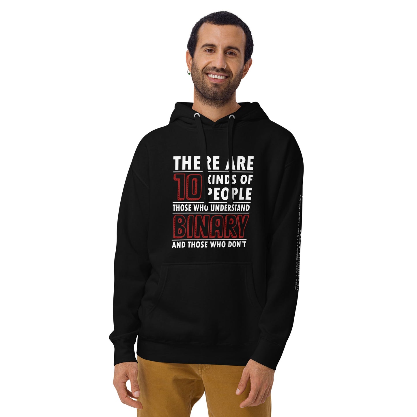 There are 10 kinds of People - Unisex Hoodie by DarkByteGear